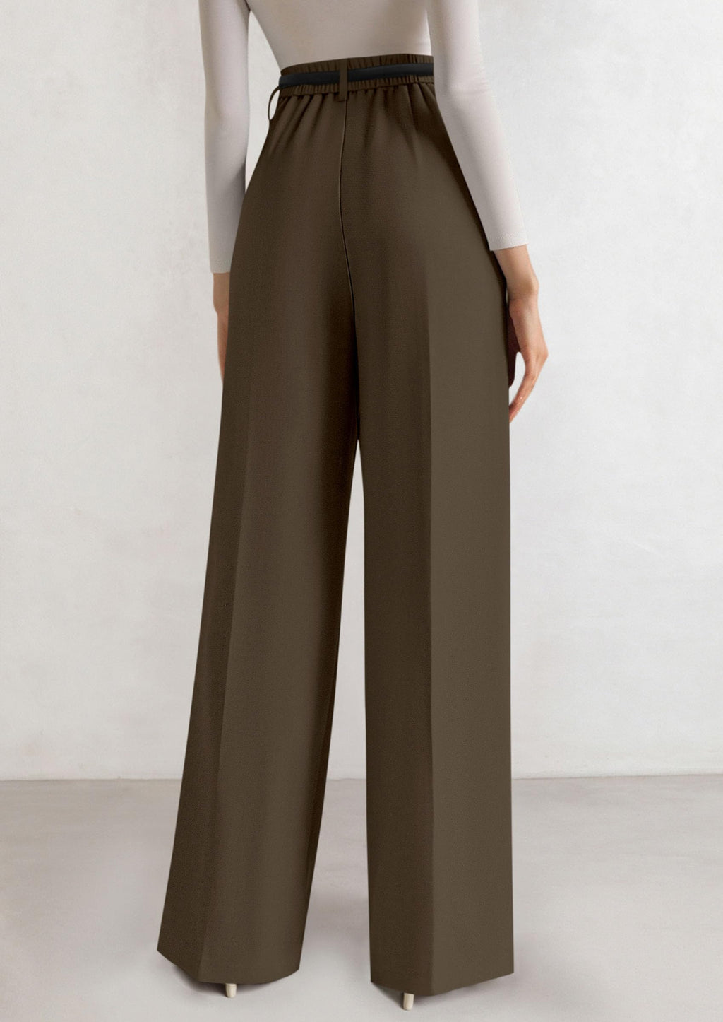 PRETTYGARDEN Womens Wide Leg Dress Pants Business Casual Flowy Work Palazzo Pants High Waisted Slacks Trousers