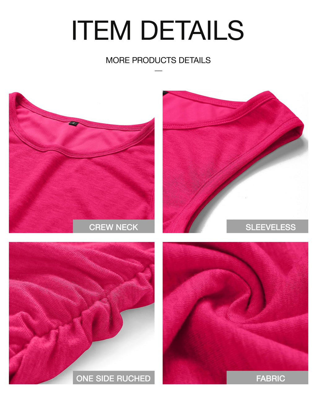 FreshPretty Women Summer Dresses Sleeveless Tank Ruched Bodycon Sundresses for Women Party Beach Mini Casual Spring Dress