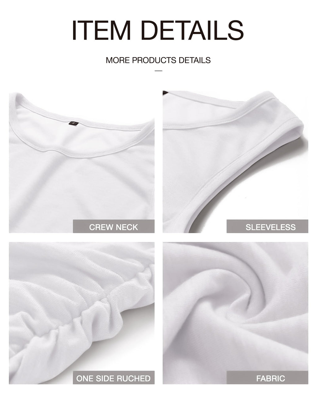 FreshPretty Women Summer Dresses Sleeveless Tank Ruched Bodycon Sundresses for Women Party Beach Mini Casual Spring Dress