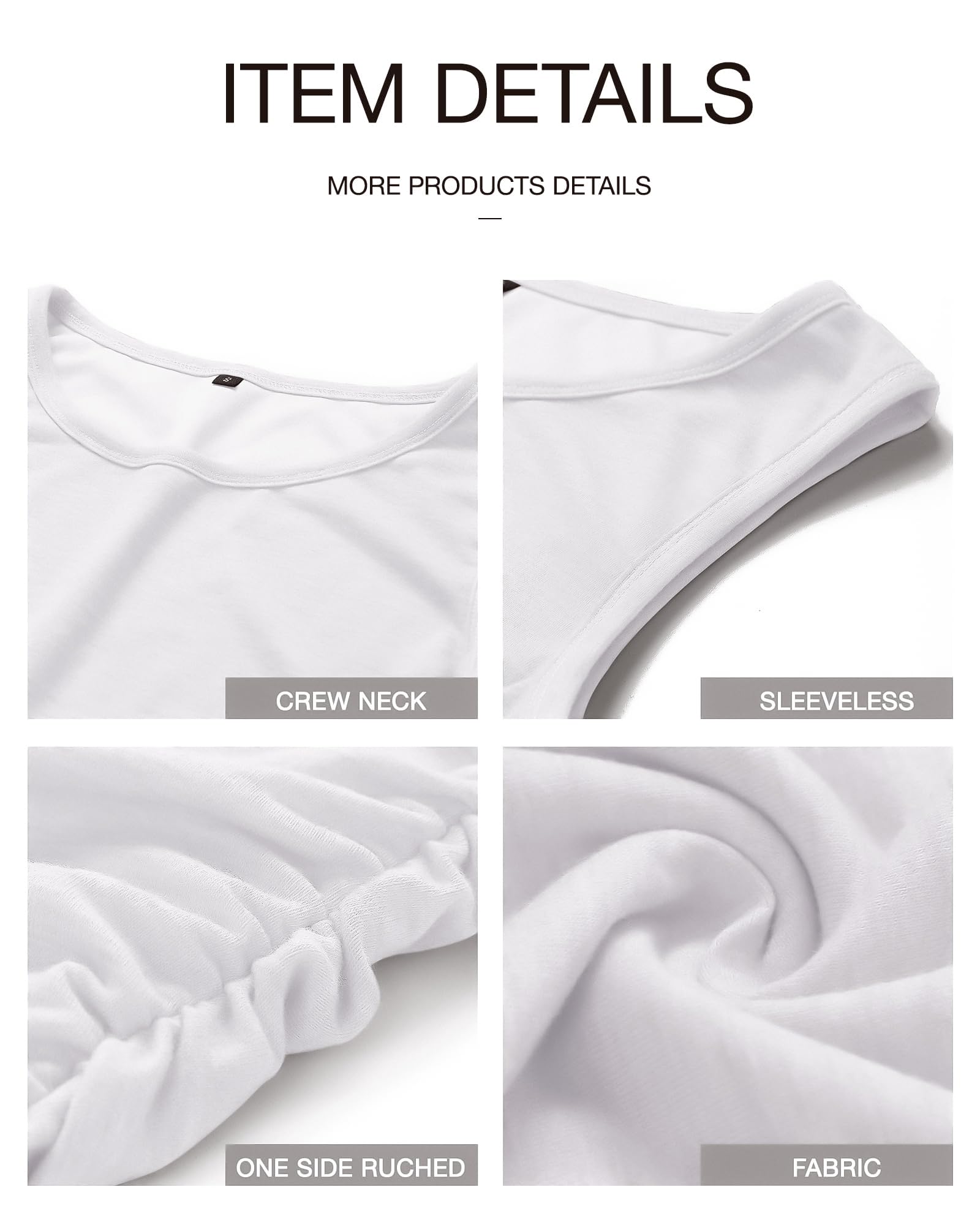 FreshPretty Women Summer Dresses Sleeveless Tank Ruched Bodycon Sundresses for Women Party Beach Mini Casual Spring Dress