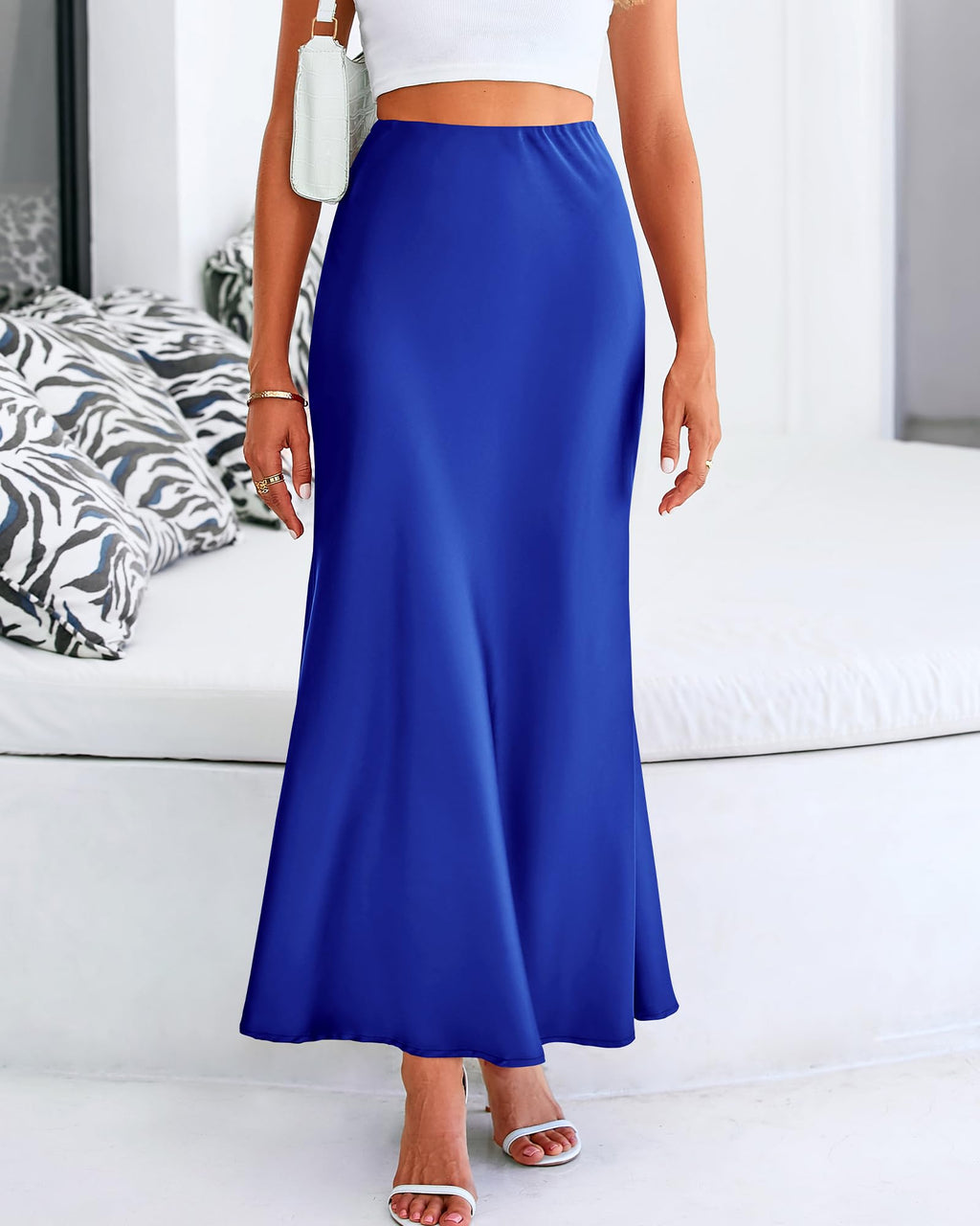 BTFBM Womens Spring Skirts Business Casual Clothes High Waisted Cocktail Party Wedding Guest Mermaid Maxi Skirt