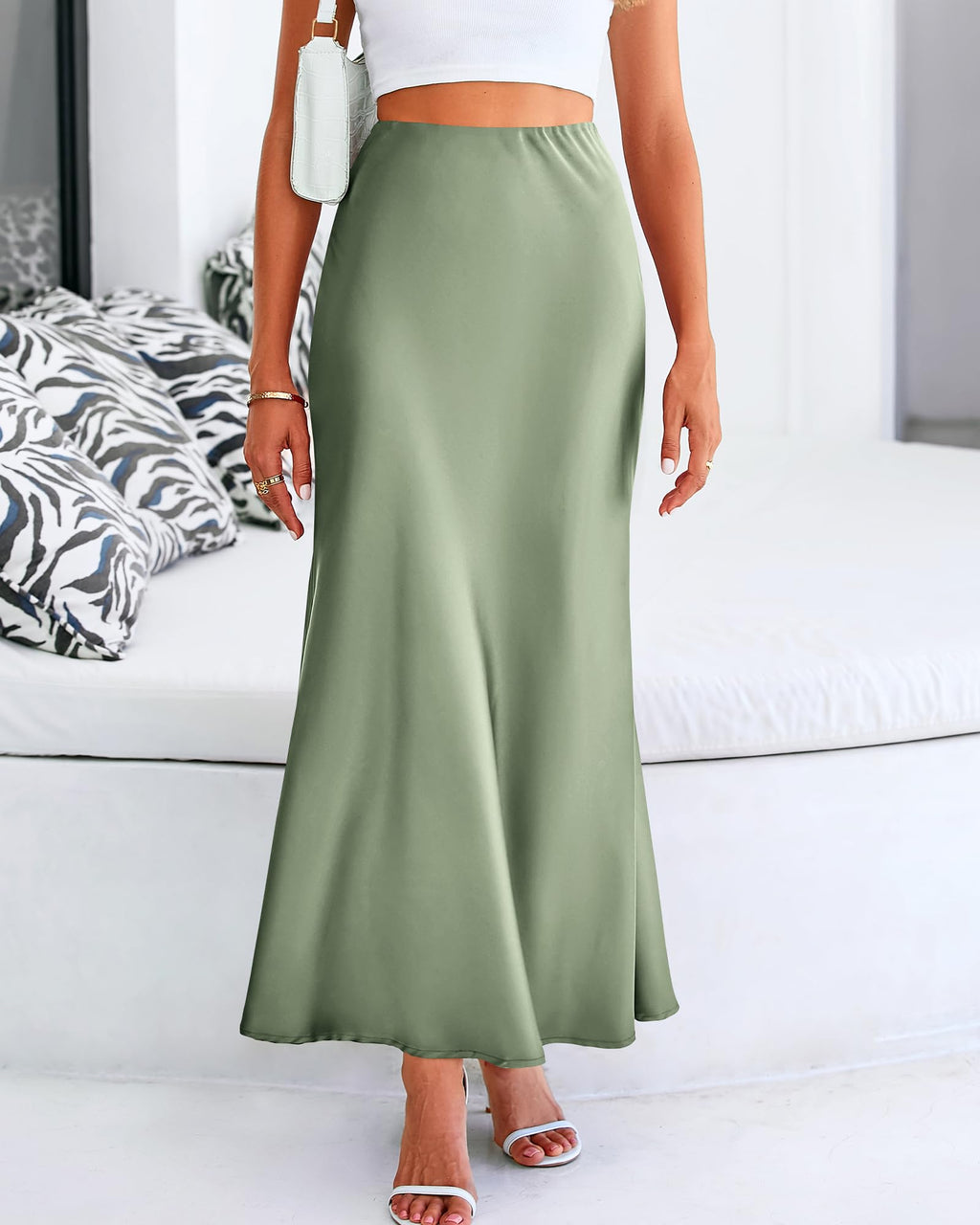 BTFBM Womens Spring Skirts Business Casual Clothes High Waisted Cocktail Party Wedding Guest Mermaid Maxi Skirt