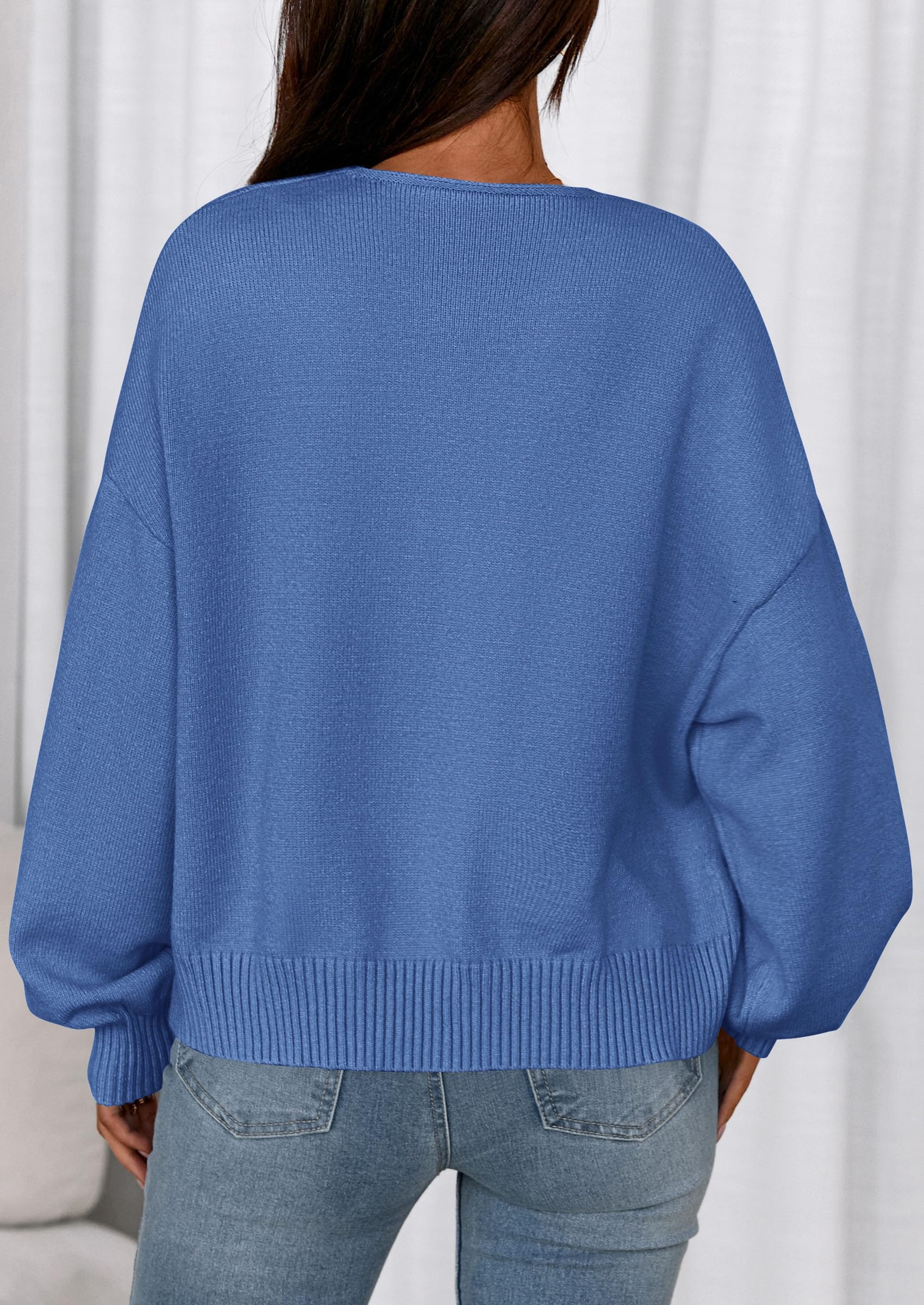 PRETTYGARDEN Cardigan Sweaters for Women Fall Fashion Bow Tie Front Long Sleeve Knit Sweater Tops Cute Winter Clothes