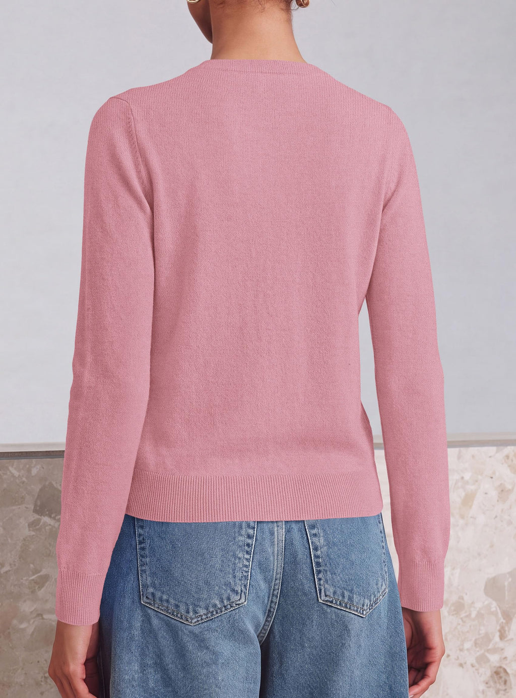 PRETTYGARDEN Lightweight Cardigans for Women Knit Sweaters Long Sleeve Button Down Shirts, Casual Work Office Going Out Tops, Fall Winter Layering Clothes, Bolero Shrugs for Dresses