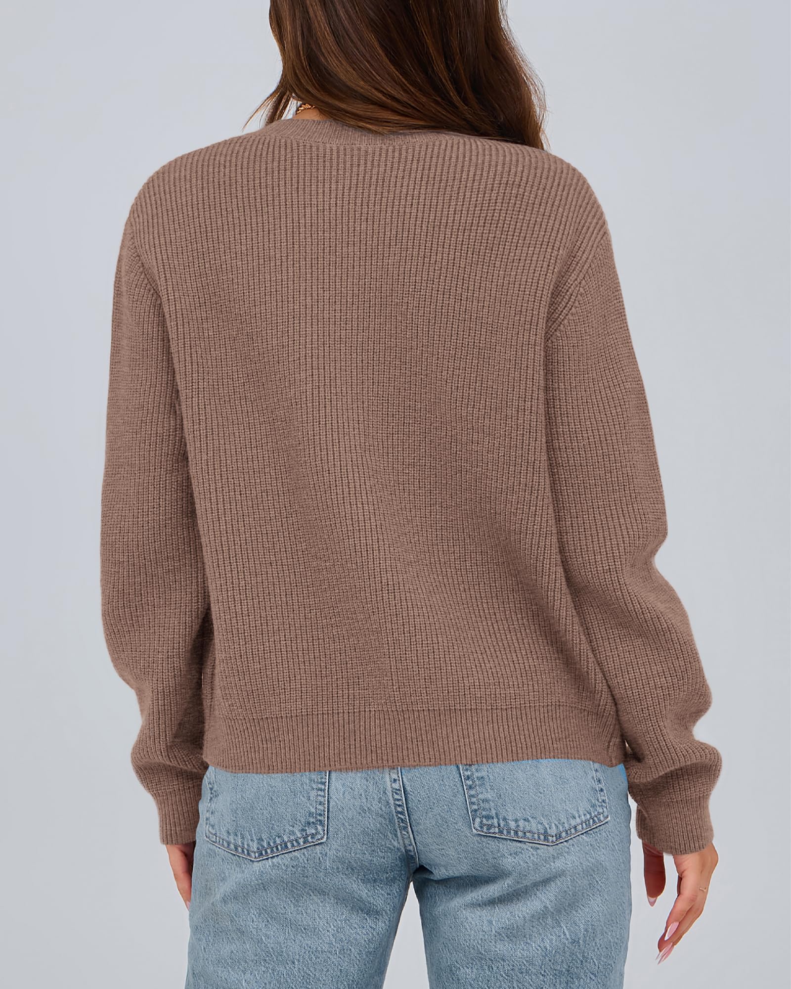 BTFBM Bow Cropped Cardigan Sweaters for Women Fall Winter Open Front Sweater Long Sleeve Button Fashion Spring Clothes