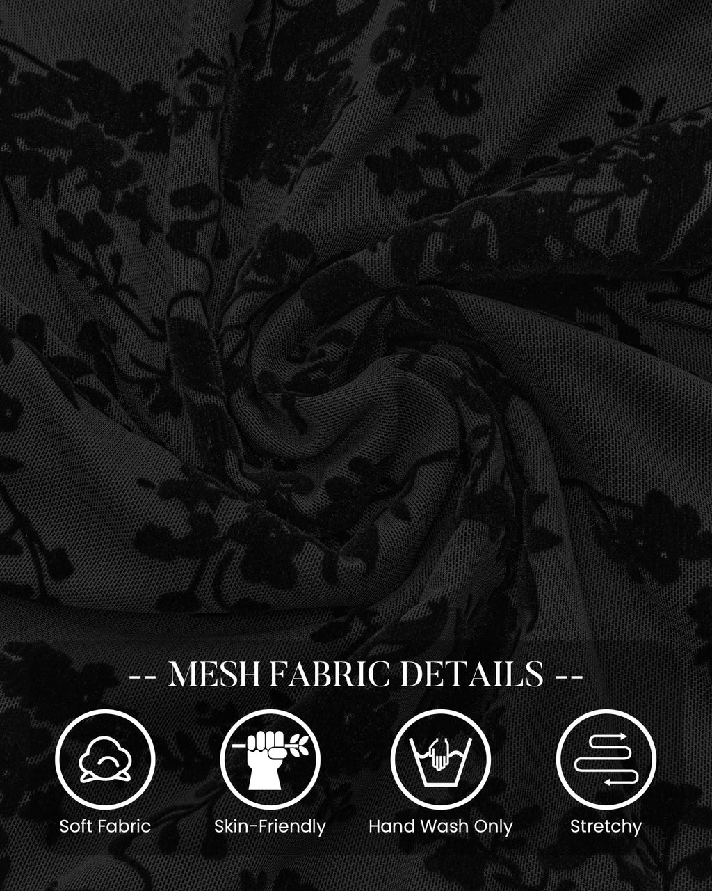 BTFBM Womens Tops Floral Sheer Mesh Long Sleeve Blouses Dressy Casual V Neck Flocked Mesh Shirts,Velvet-Like Flowers,Double Layered,Loose Fit Tunics,Business Casual Top,Fall Fashion Clothing