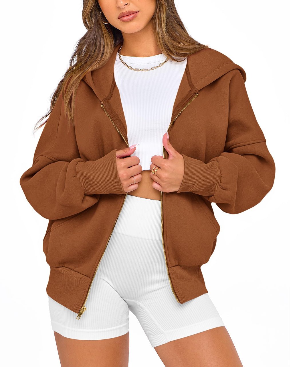 BTFBM Hoodies For Women Sweatshirt Fall Fashion Clothing Long Sleeve Fleece Jacket Winter Outfits Y2k Zip Up Hoodie