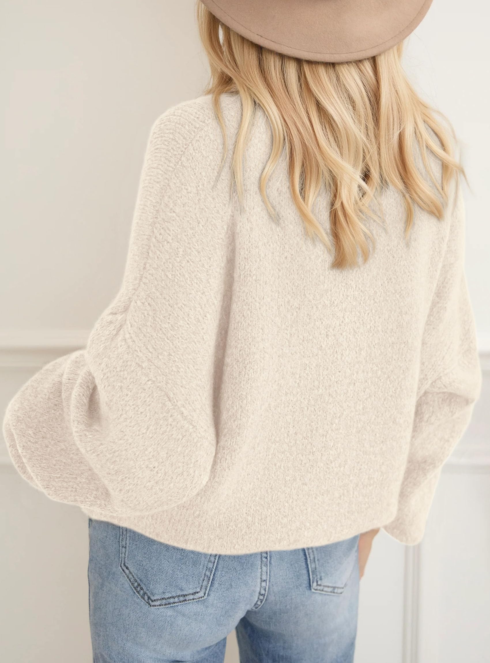 PRETTYGARDEN Women's Fall Oversized Sweaters Dressy Casual Long Sleeve Chunky Knit Winter Pullover Tops 2026 Holiday Outfits