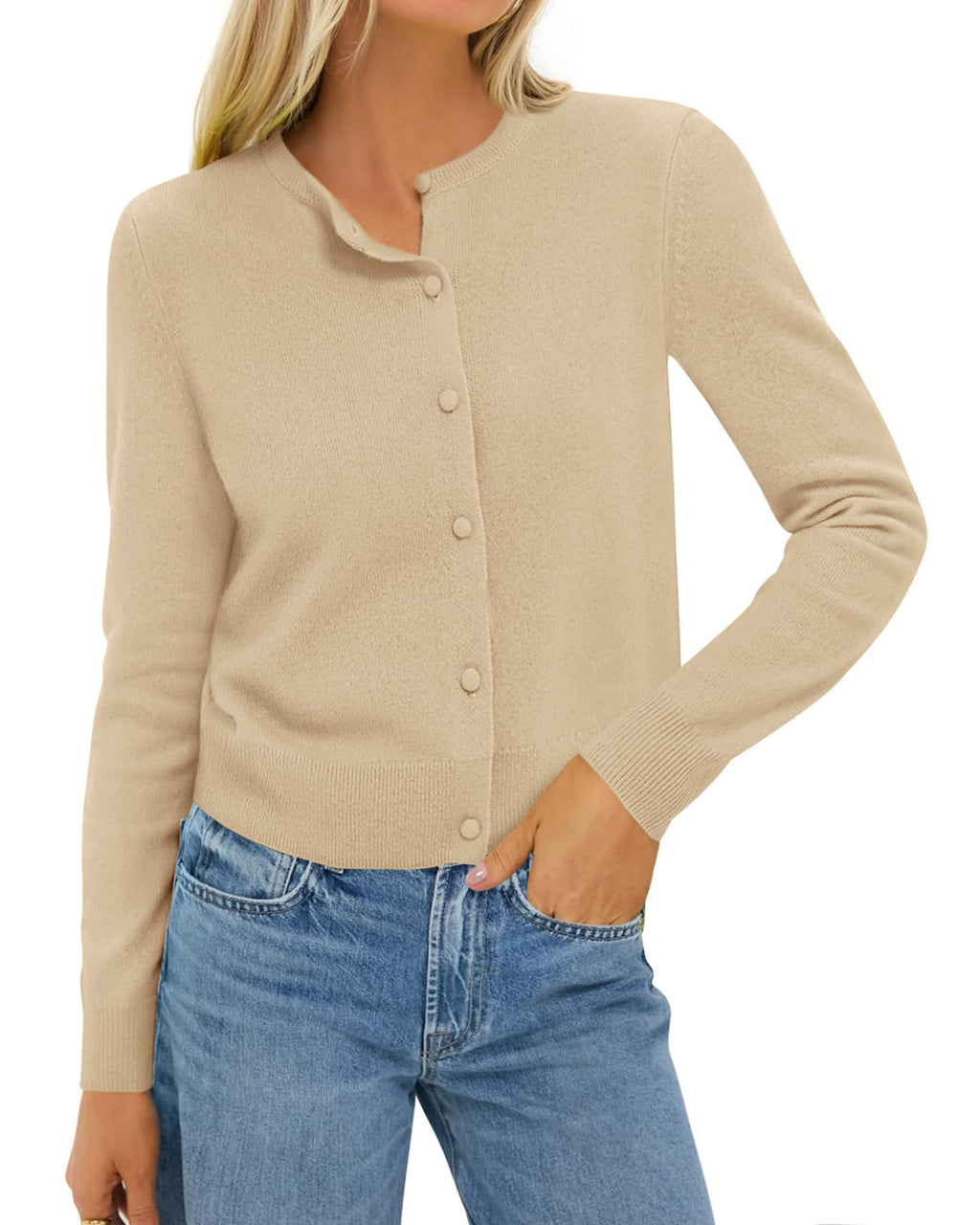 BTFBM Cardigan Sweaters for Women Lightweight Sweater Button Down Casual Knit Shrugs Tops Spring Fashion Clothing