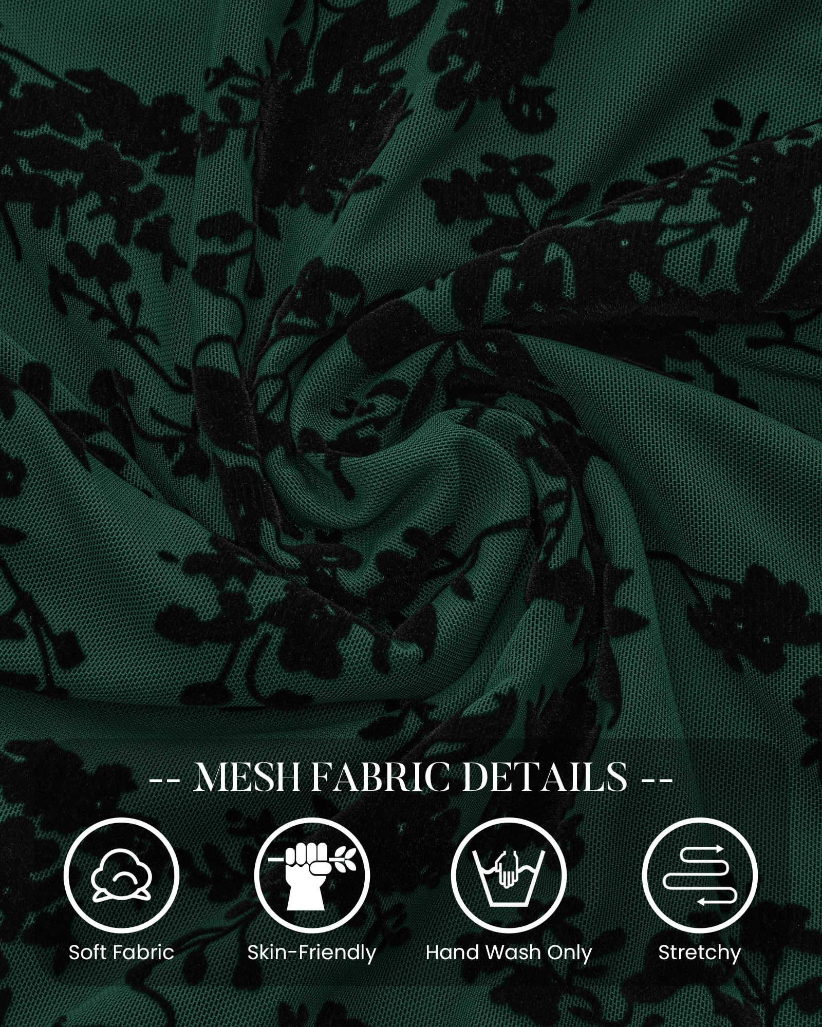 BTFBM Womens Tops Floral Sheer Mesh Long Sleeve Blouses Dressy Casual V Neck Flocked Mesh Shirts,Velvet-Like Flowers,Double Layered,Loose Fit Tunics,Business Casual Top,Fall Fashion Clothing