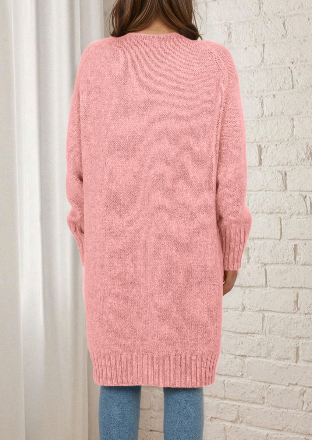 PRETTYGARDEN Fall Long Sleeve Cardigan Sweaters for Women Trendy Winter Open Front Loose Knitted Cardigans with Pockets