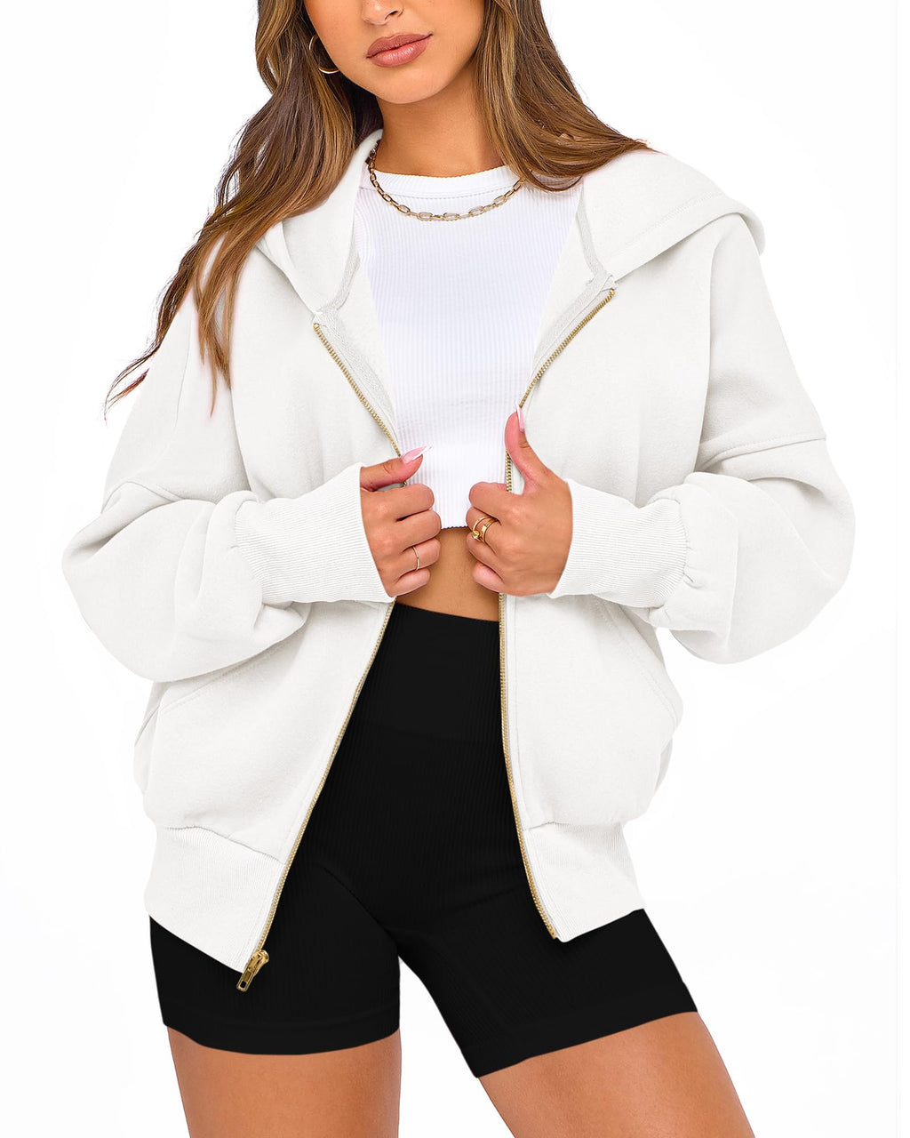 BTFBM Hoodies For Women Sweatshirt Fall Fashion Clothing Long Sleeve Fleece Jacket Winter Outfits Y2k Zip Up Hoodie