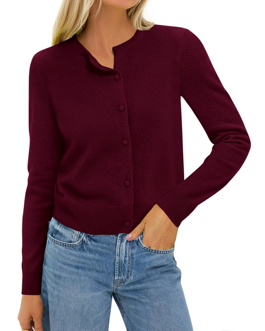 BTFBM Cardigan Sweaters for Women Lightweight Sweater Button Down Casual Knit Shrugs Tops Spring Fashion Clothing