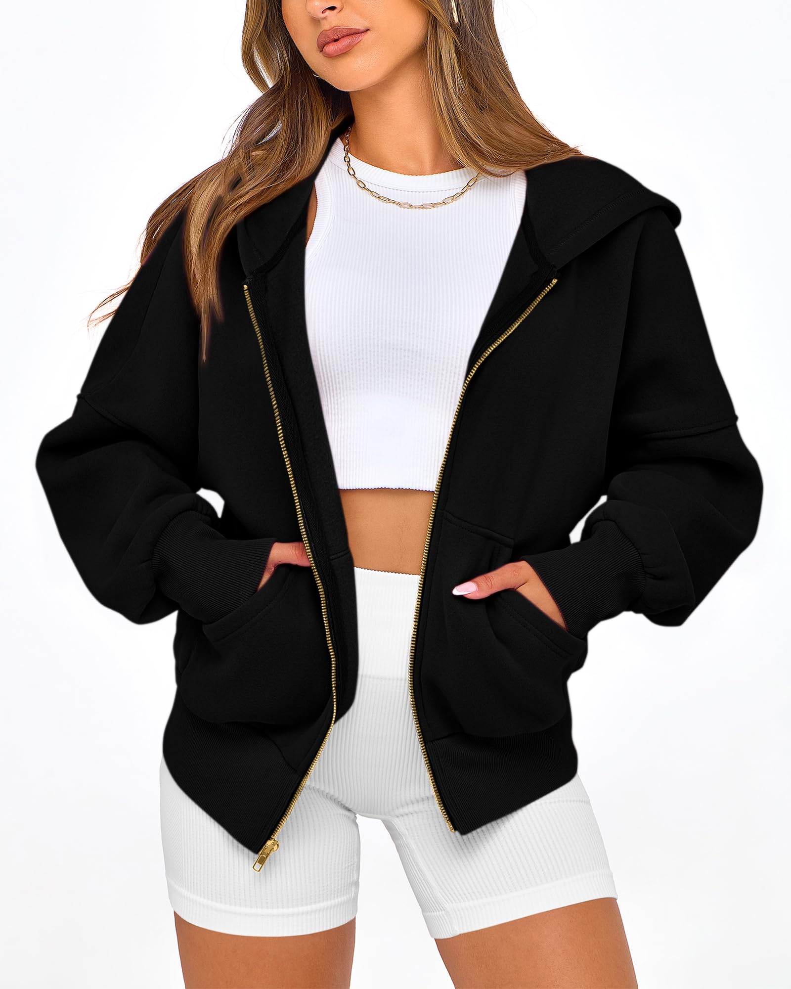 BTFBM Hoodies For Women Sweatshirt Fall Fashion Clothing Long Sleeve Fleece Jacket Winter Outfits Y2k Zip Up Hoodie