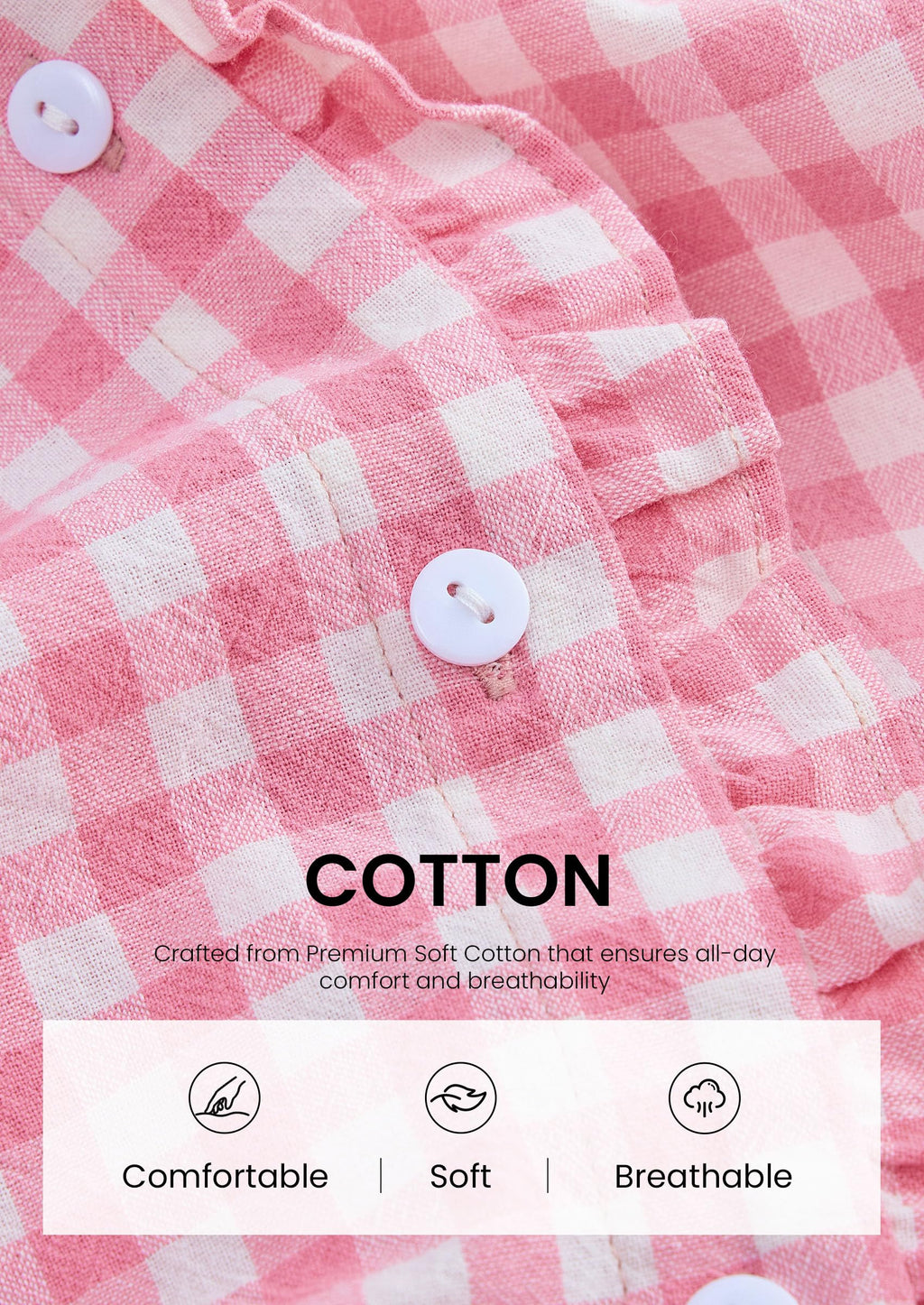 PRETTYGARDEN Womens Long Sleeve Button Down Shirts | Soft Cotton Fabric, Fashion Plaid Shirt, Basic Collared V Neck, Work Business Casual Blouses, 2026 Fall Trendy Outfits