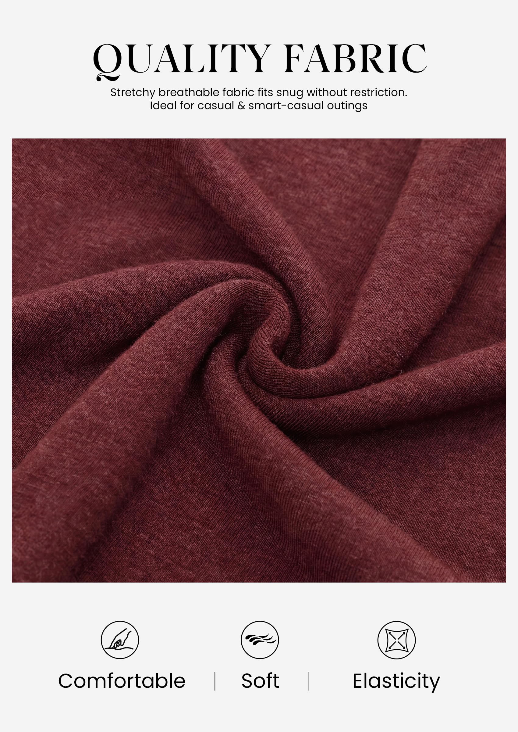 PRETTYGARDEN Womens Long Sleeve Shirts Going Out Wrap Top | Soft Heathered Stretchy Viscose Fitted Blouse, V Neck Ruched Waist Dressy Tops, Office Business Casual Fall Winter Daily Wear