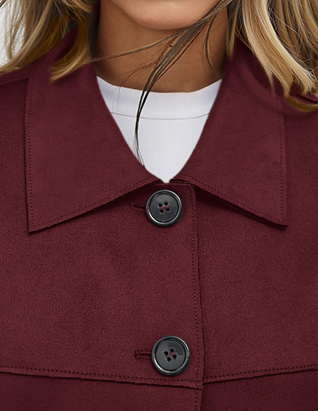 PRETTYGARDEN Women's Faux Suede Cropped Jacket Casual Lightweight Fall Fashion Winter Coats Outerwear Trendy Clothes
