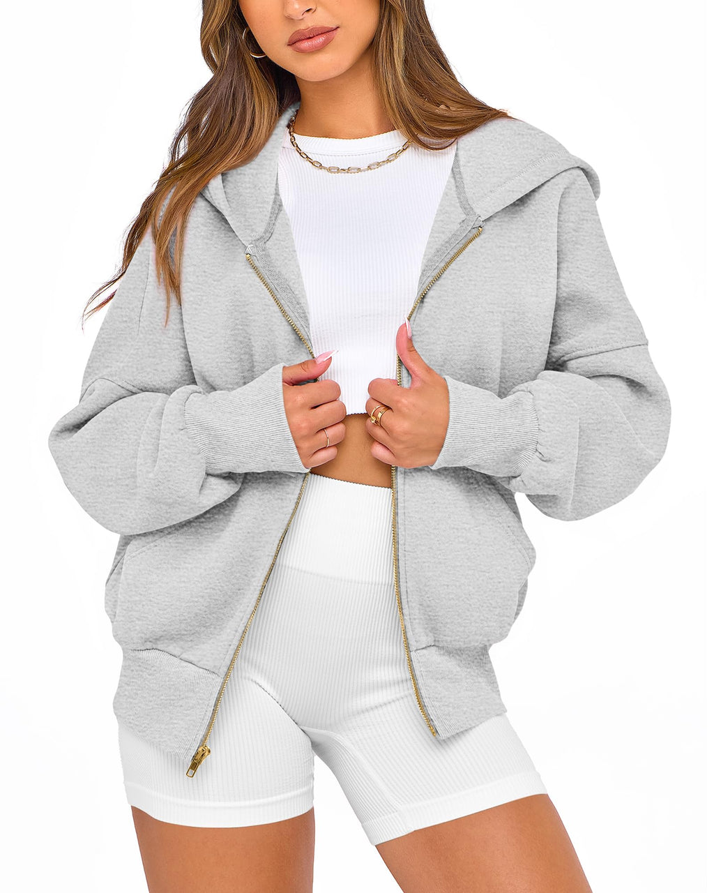 BTFBM Hoodies For Women Sweatshirt Fall Fashion Clothing Long Sleeve Fleece Jacket Winter Outfits Y2k Zip Up Hoodie
