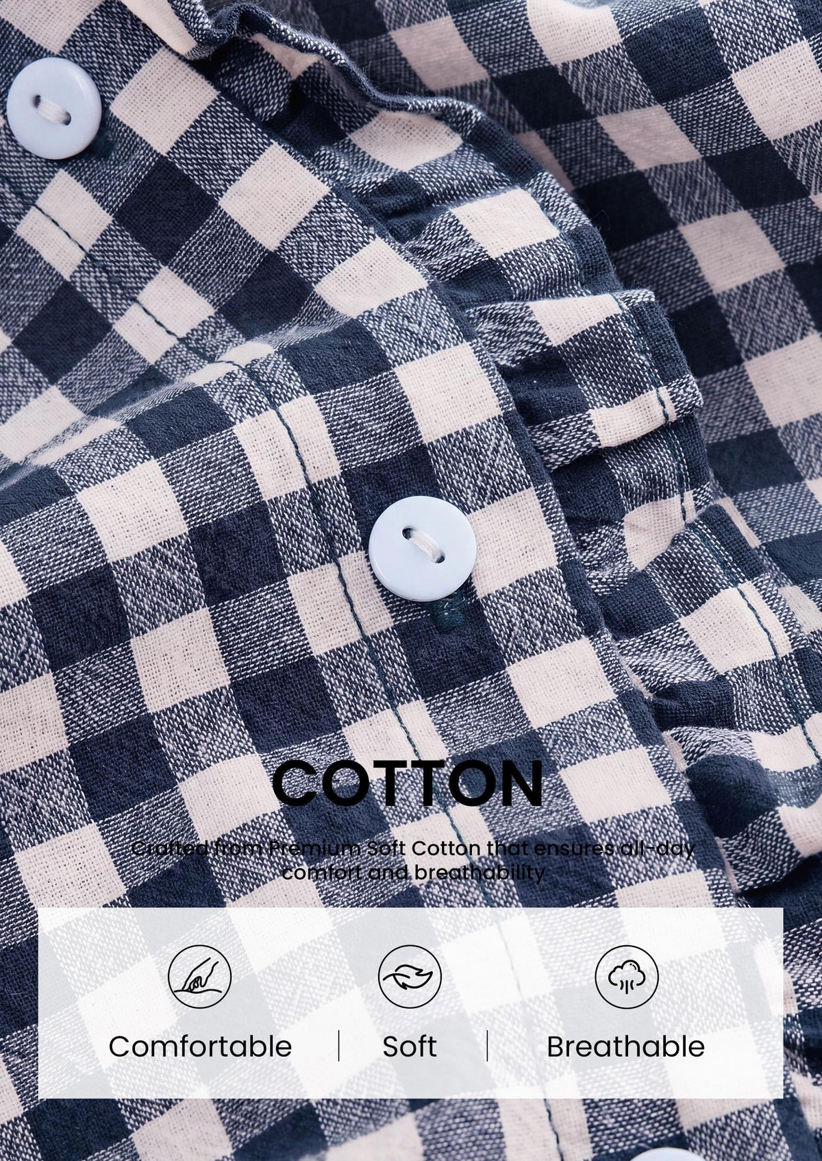 PRETTYGARDEN Womens Long Sleeve Button Down Shirts | Soft Cotton Fabric, Fashion Plaid Shirt, Basic Collared V Neck, Work Business Casual Blouses, 2026 Fall Trendy Outfits