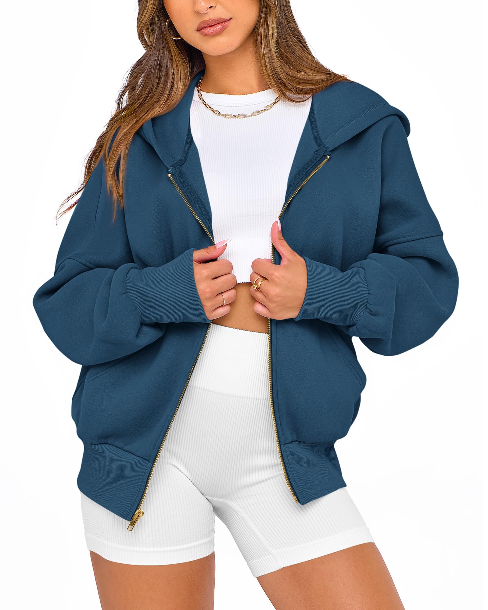 BTFBM Hoodies For Women Sweatshirt Fall Fashion Clothing Long Sleeve Fleece Jacket Winter Outfits Y2k Zip Up Hoodie
