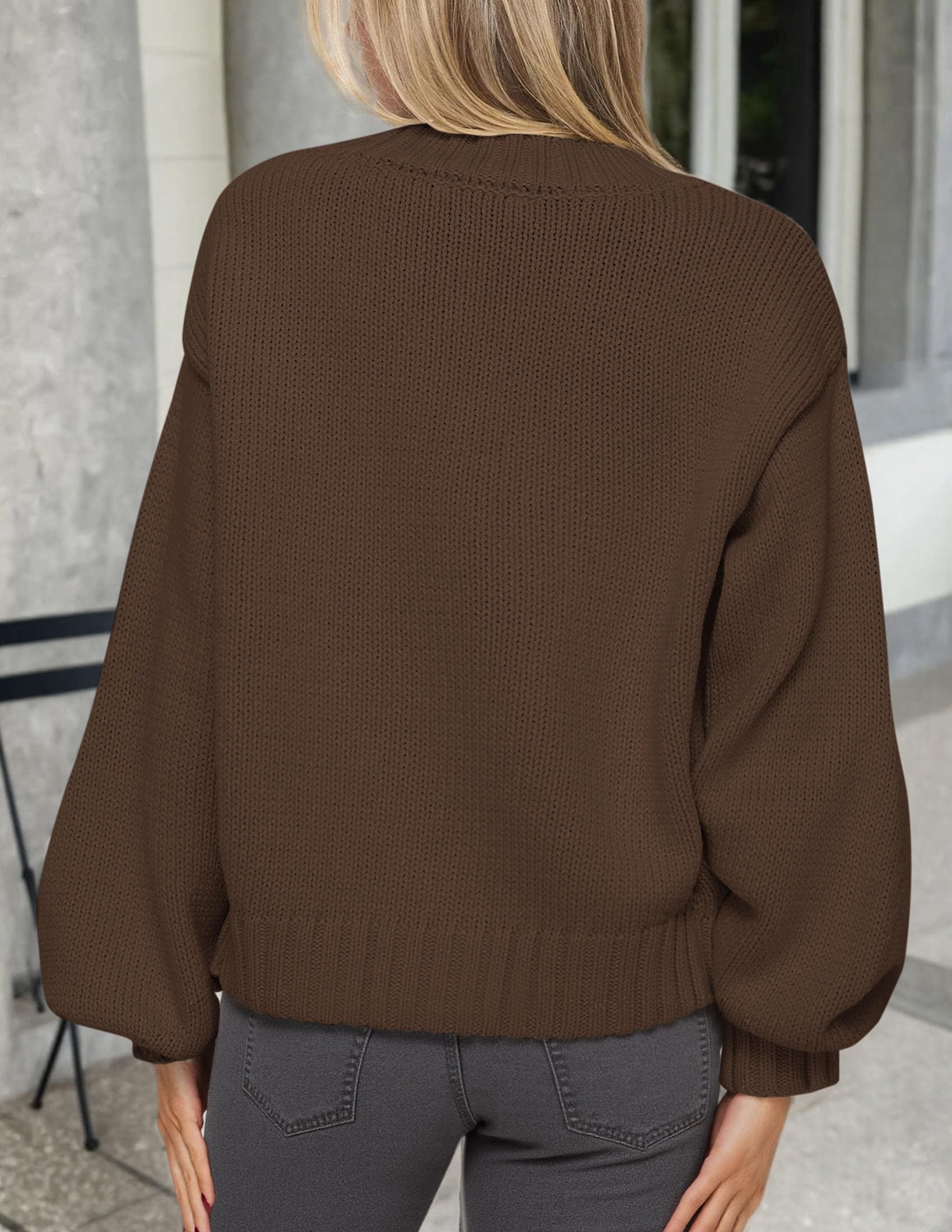 PRETTYGARDEN Women's Winter Cardigan Sweaters Trendy Chunky Knit Long Sleeve Button Up Casual Warm Fall Jackets Coats