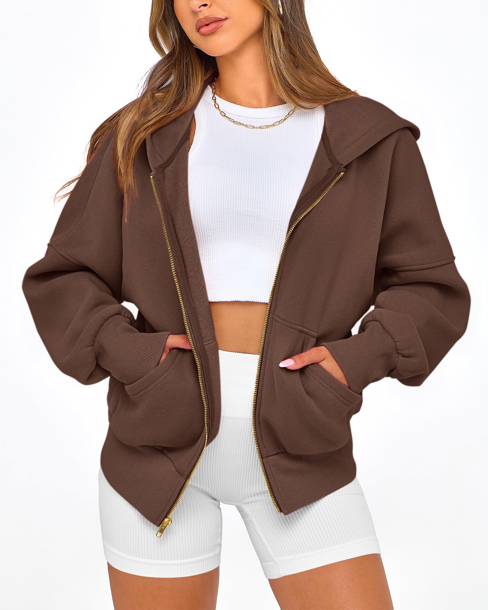 BTFBM Hoodies For Women Sweatshirt Fall Fashion Clothing Long Sleeve Fleece Jacket Winter Outfits Y2k Zip Up Hoodie