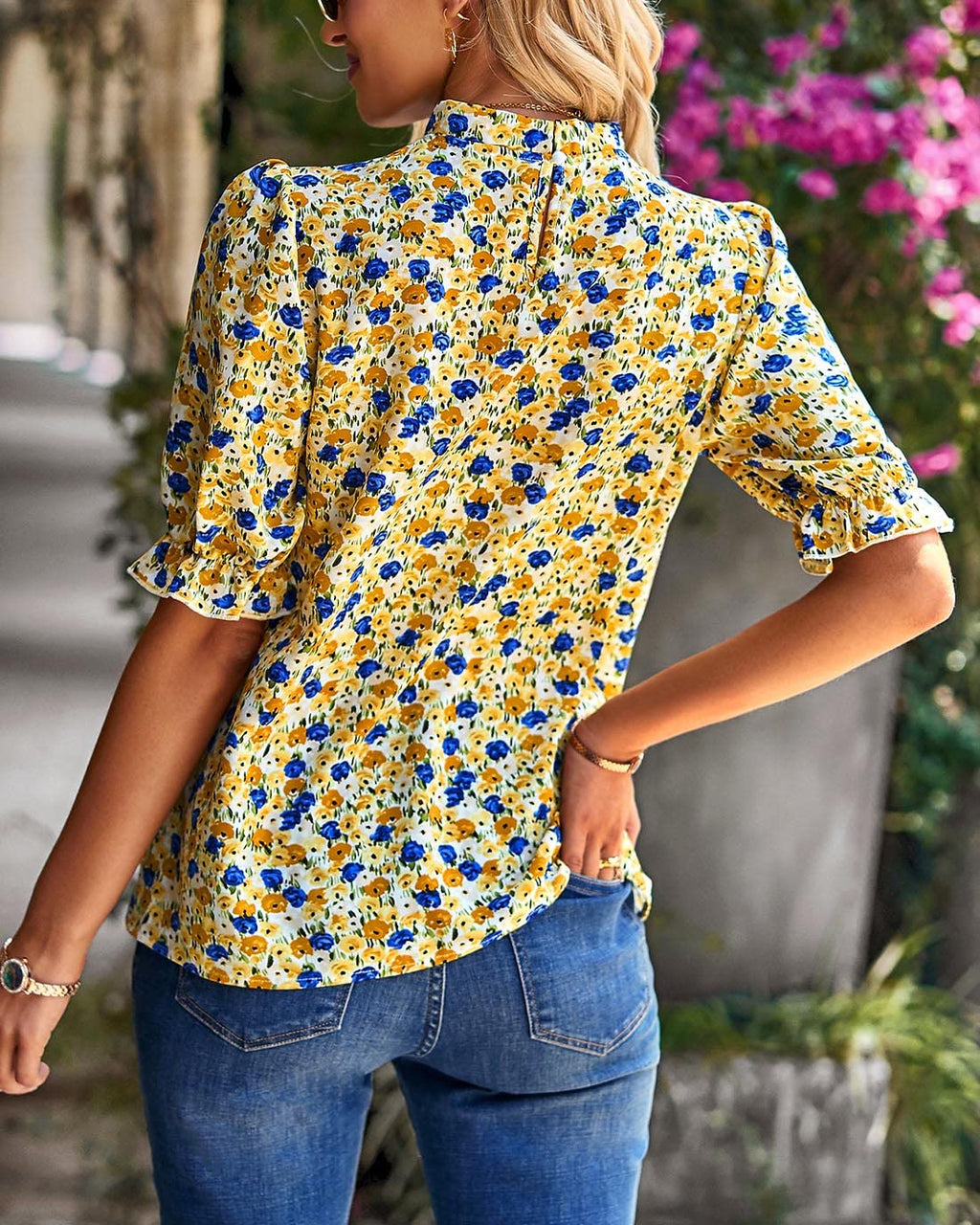 FreshPretty Women's Dressy Casual Blouses Business Work Tops Lace Trim Short Sleeve Office Shirts Summer Spring Outfits