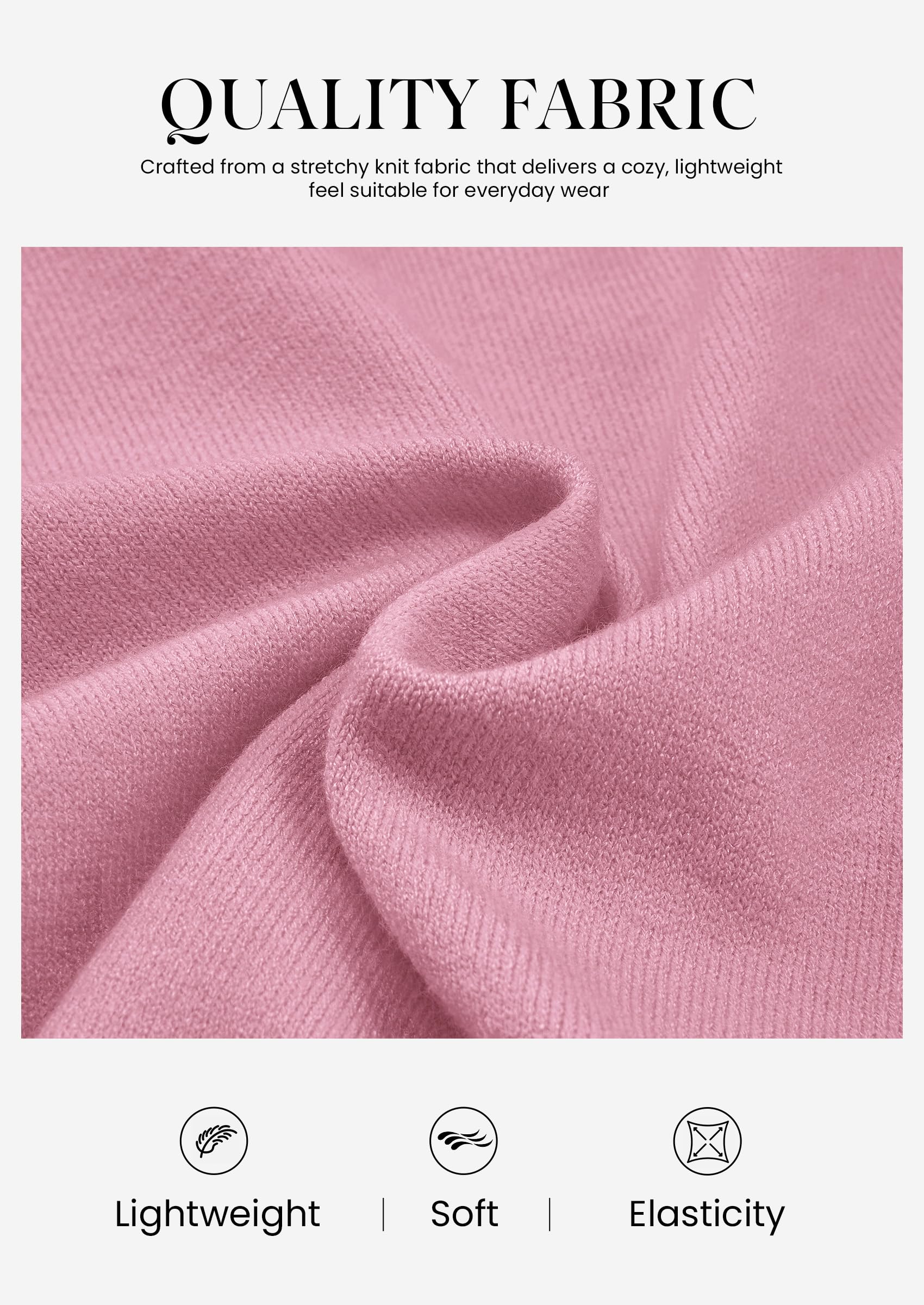 PRETTYGARDEN Lightweight Cardigans for Women Knit Sweaters Long Sleeve Button Down Shirts, Casual Work Office Going Out Tops, Fall Winter Layering Clothes, Bolero Shrugs for Dresses