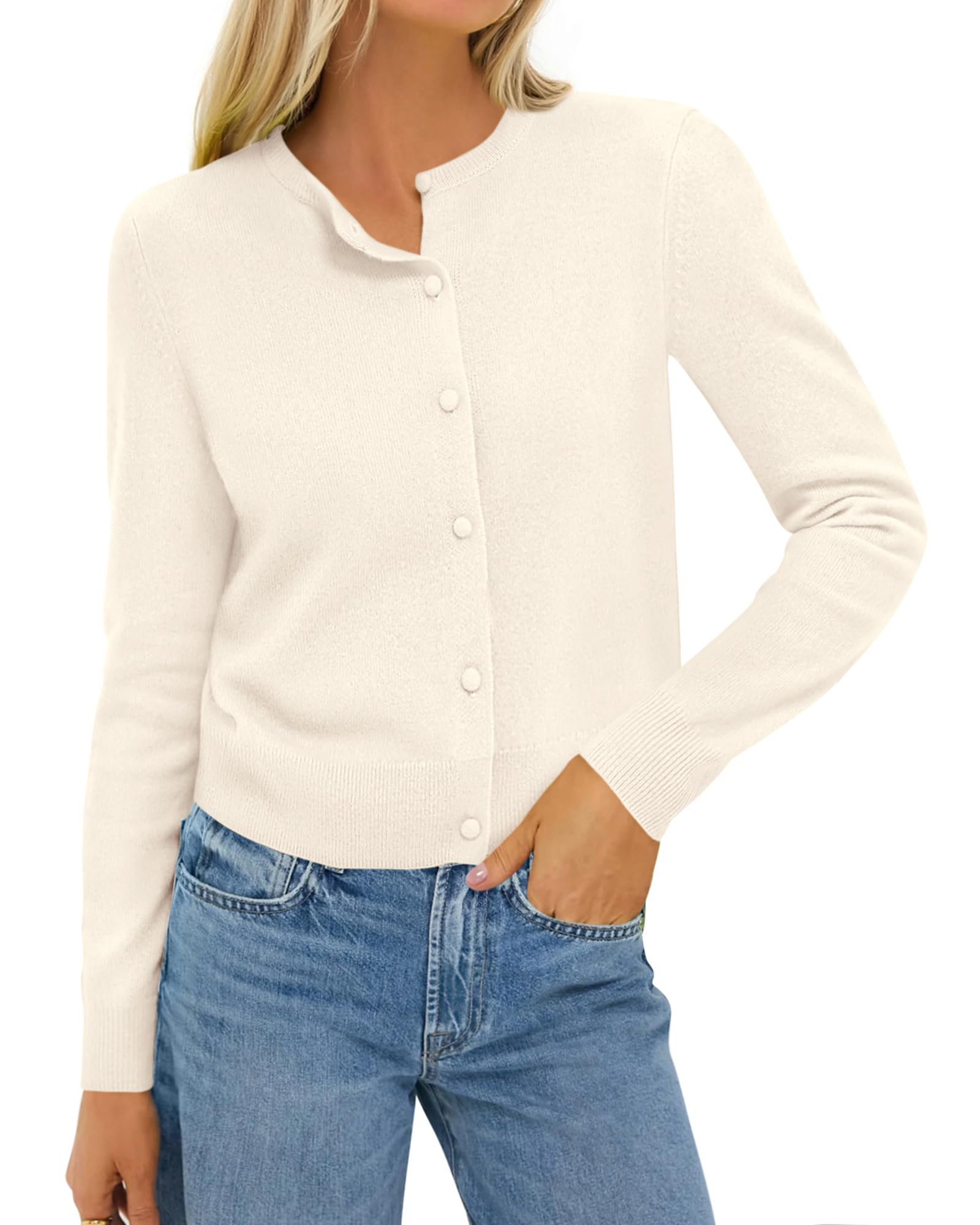 BTFBM Cardigan Sweaters for Women Lightweight Sweater Button Down Casual Knit Shrugs Tops Spring Fashion Clothing