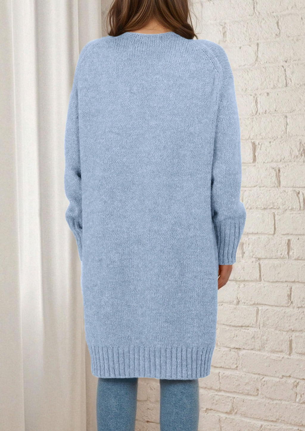 PRETTYGARDEN Fall Long Sleeve Cardigan Sweaters for Women Trendy Winter Open Front Loose Knitted Cardigans with Pockets