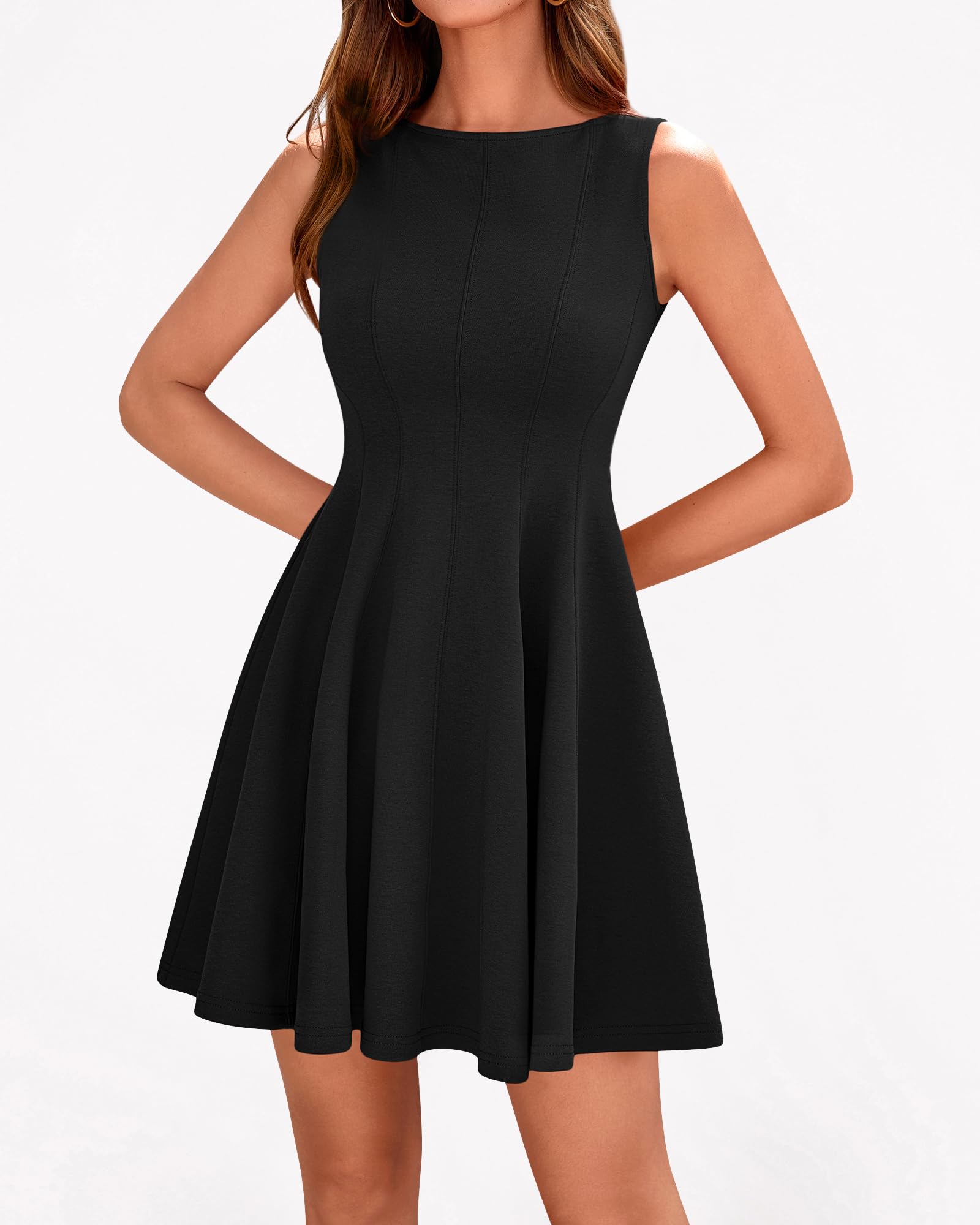 BTFBM Spring Dresses for Women Elegant Classy A Line Casual Graduation Business Work Party Cocktail Short Dress