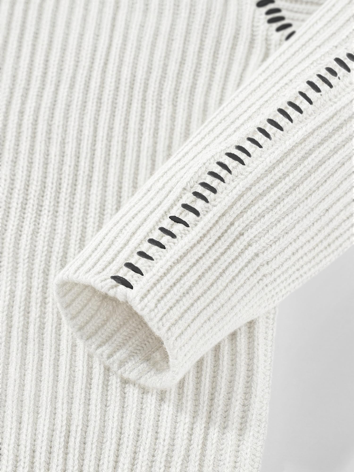 "BTFBM Womens Oversized Sweaters Contrast Chunky Knit Sweater Loose Fit Mock Neck Long Sleeve Tops, Soft Cozy Knitwear, Fall Fashion 2026, Casual Winter Clothing, Daily Going Out Outfits"
