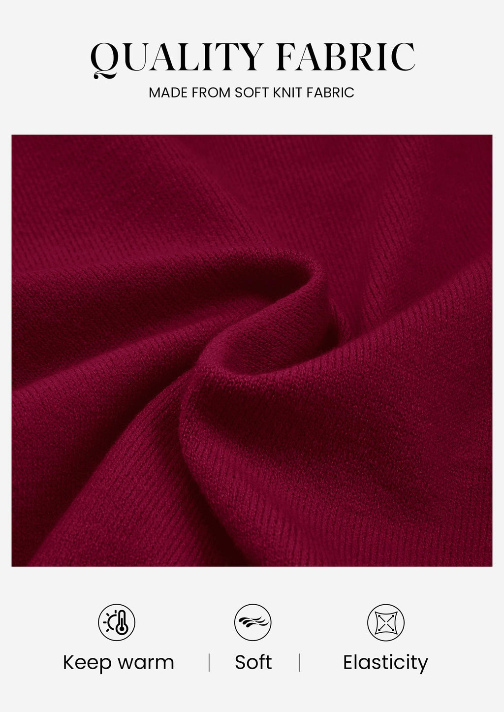 PRETTYGARDEN Women's Fall Cozy Sweaters Trendy Ruffle Mock Neck Pullover Soft Stretchy Warm, Ribbed Knit, Cute Tops, Puff Long Sleeve Blouses, Dressy Casual Shirts,Winter Clothing