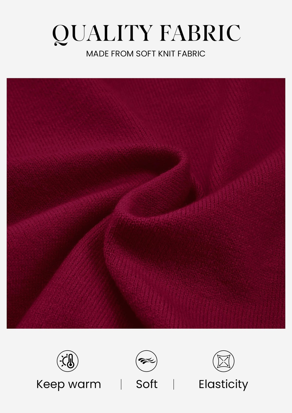 PRETTYGARDEN Women's Fall Cozy Sweaters Trendy Ruffle Mock Neck Pullover Soft Stretchy Warm, Ribbed Knit, Cute Tops, Puff Long Sleeve Blouses, Dressy Casual Shirts,Winter Clothing