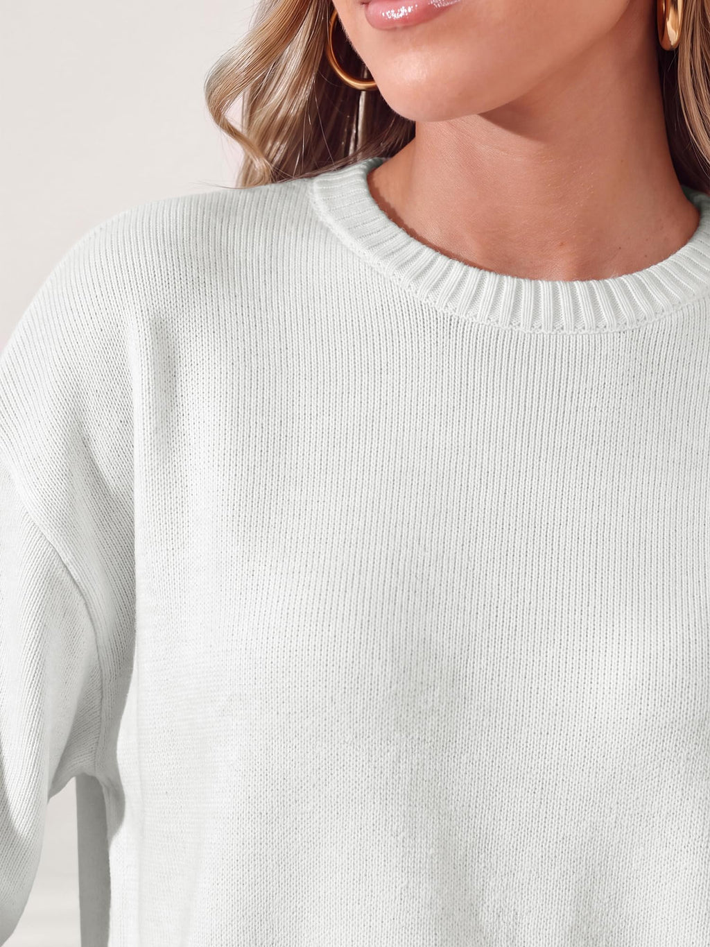 BTFBM Oversized Sweaters for Women Fall Clothes Crewneck Winter Outfits Drop Shoulder Tunics, Long Sleeve Pullover Tops, Loose Fit Tunic Tops, Casual Cozy Fashion Clothing, Going Out Outfits