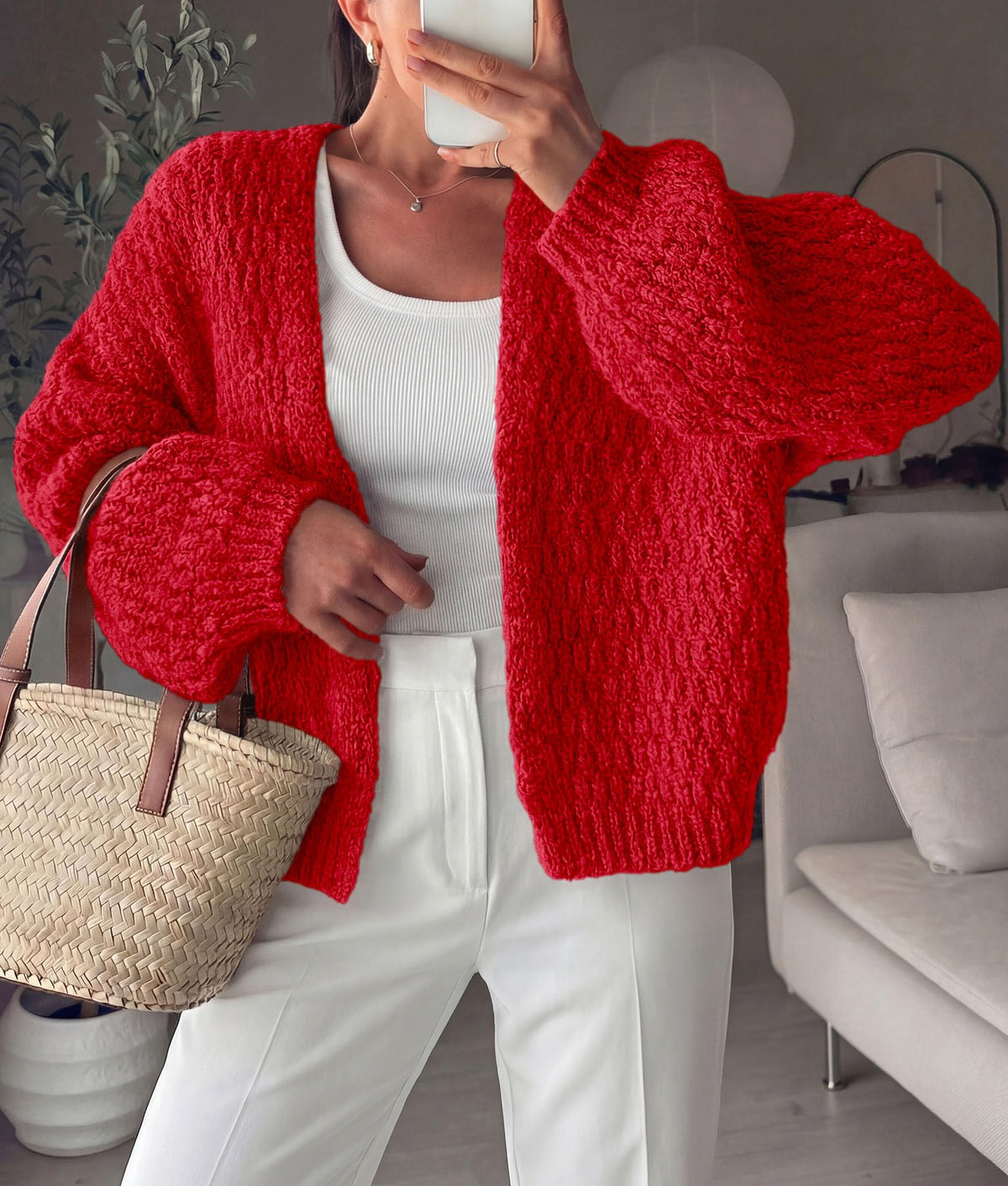PRETTYGARDEN Women's Fall Cardigan Open Front Chunky Sweaters