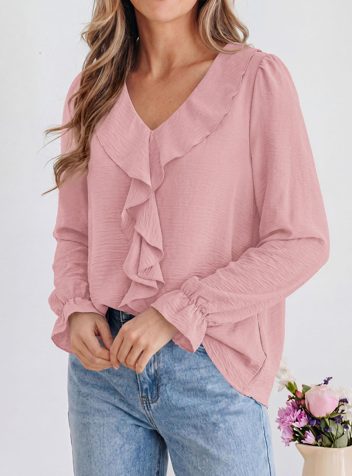 PRETTYGARDEN Women Early Fall Fashion Dressy Casual Blouses