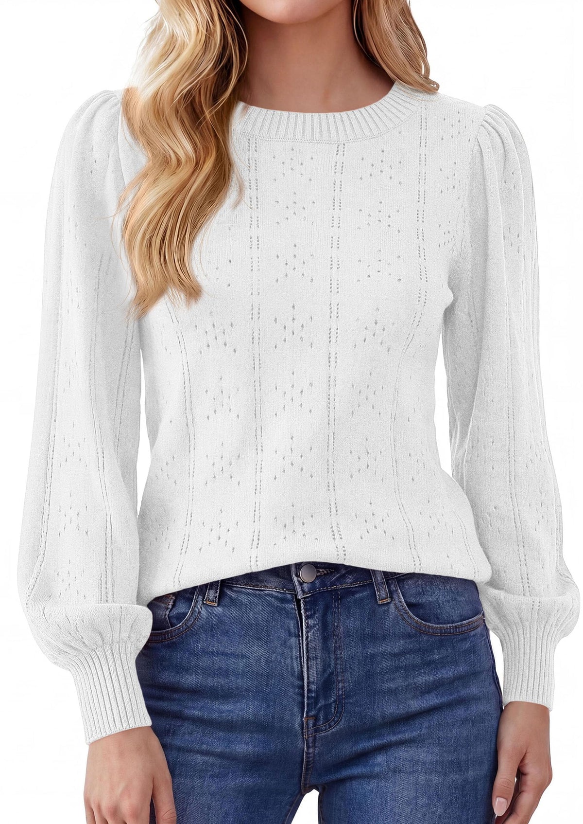 PRETTYGARDEN Women Fall Fashion Hollow Out Holiday Sweaters