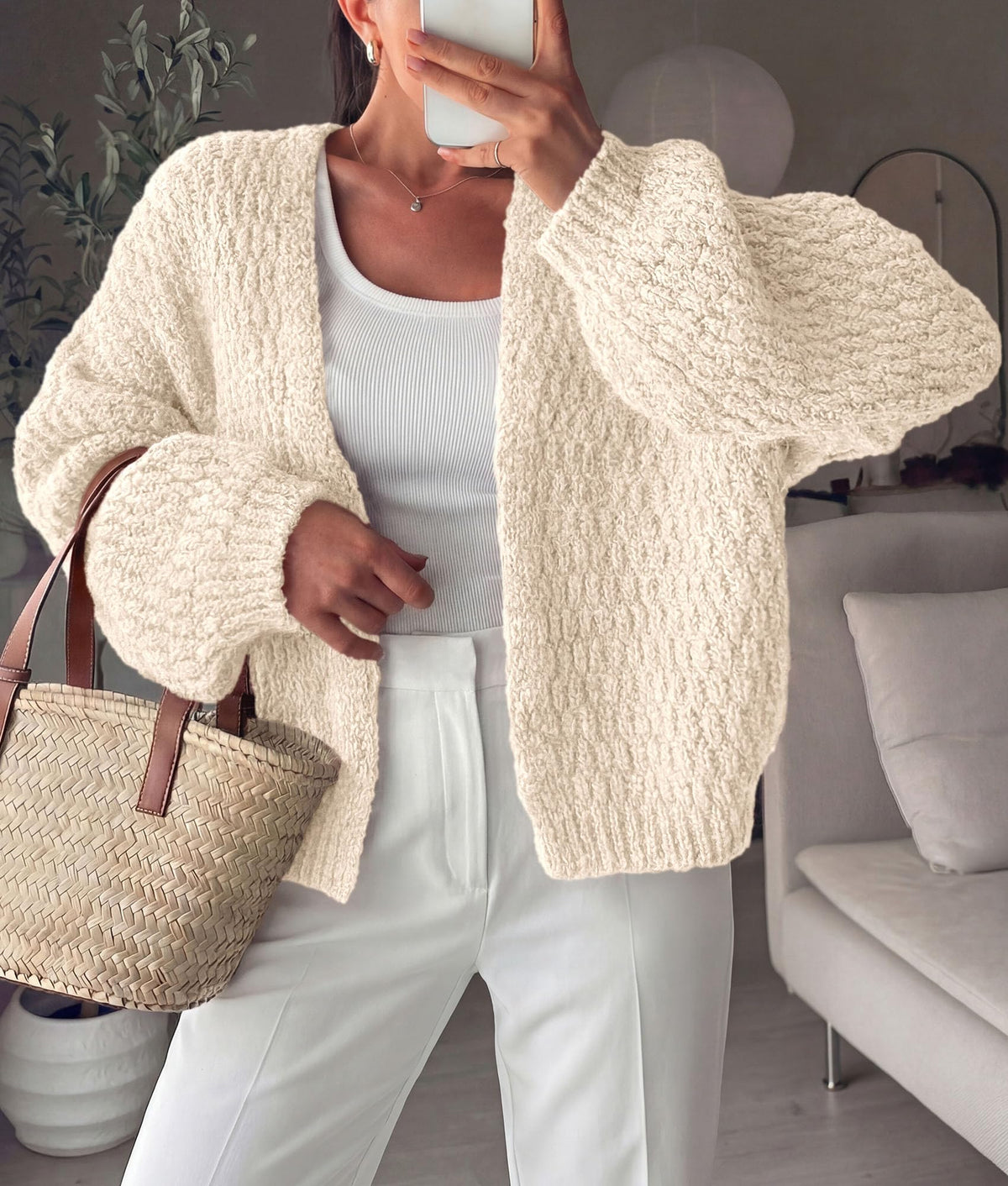 PRETTYGARDEN Women's Fall Cardigan Open Front Chunky Sweaters