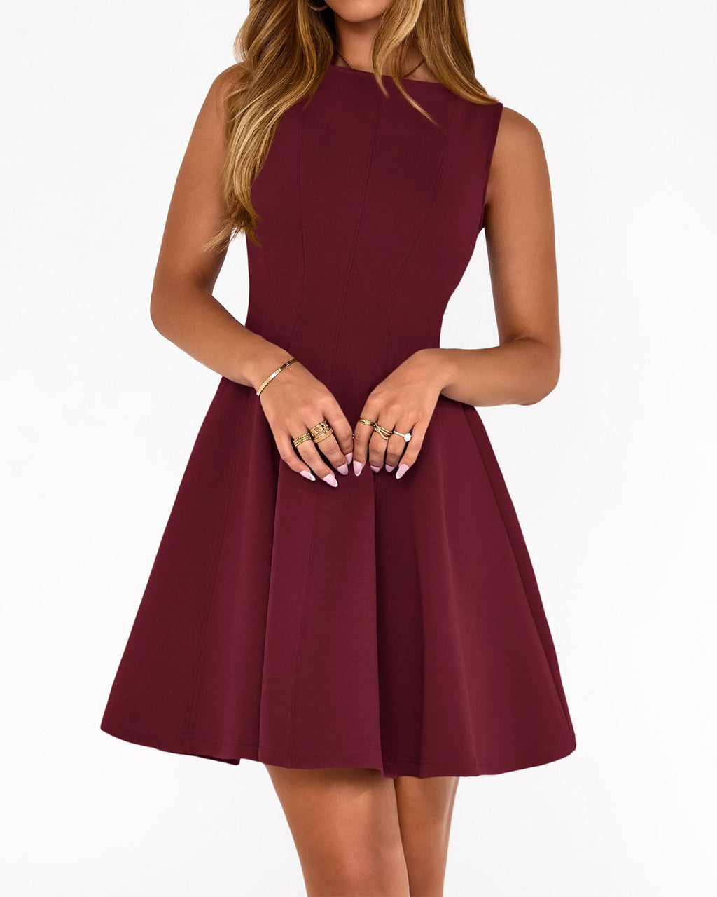 BTFBM Spring Dresses for Women Elegant Classy A Line Casual Graduation Business Work Party Cocktail Short Dress