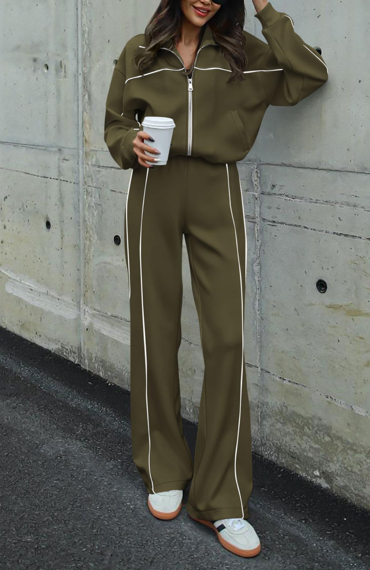 FreshPretty Womens Long Sleeve T Shirts Fall Clothes Ribbed Slim Fit Y2K Boat Neck Casual Going Out Tops Workout Outfits