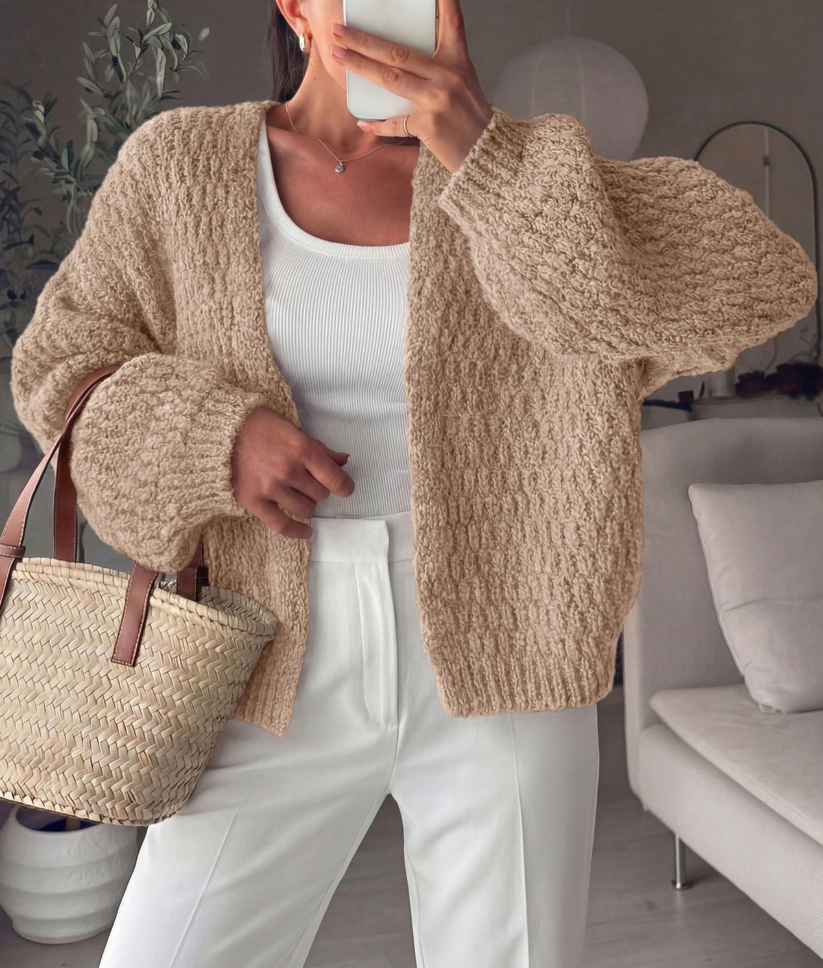 PRETTYGARDEN Women's Fall Cardigan Open Front Chunky Sweaters