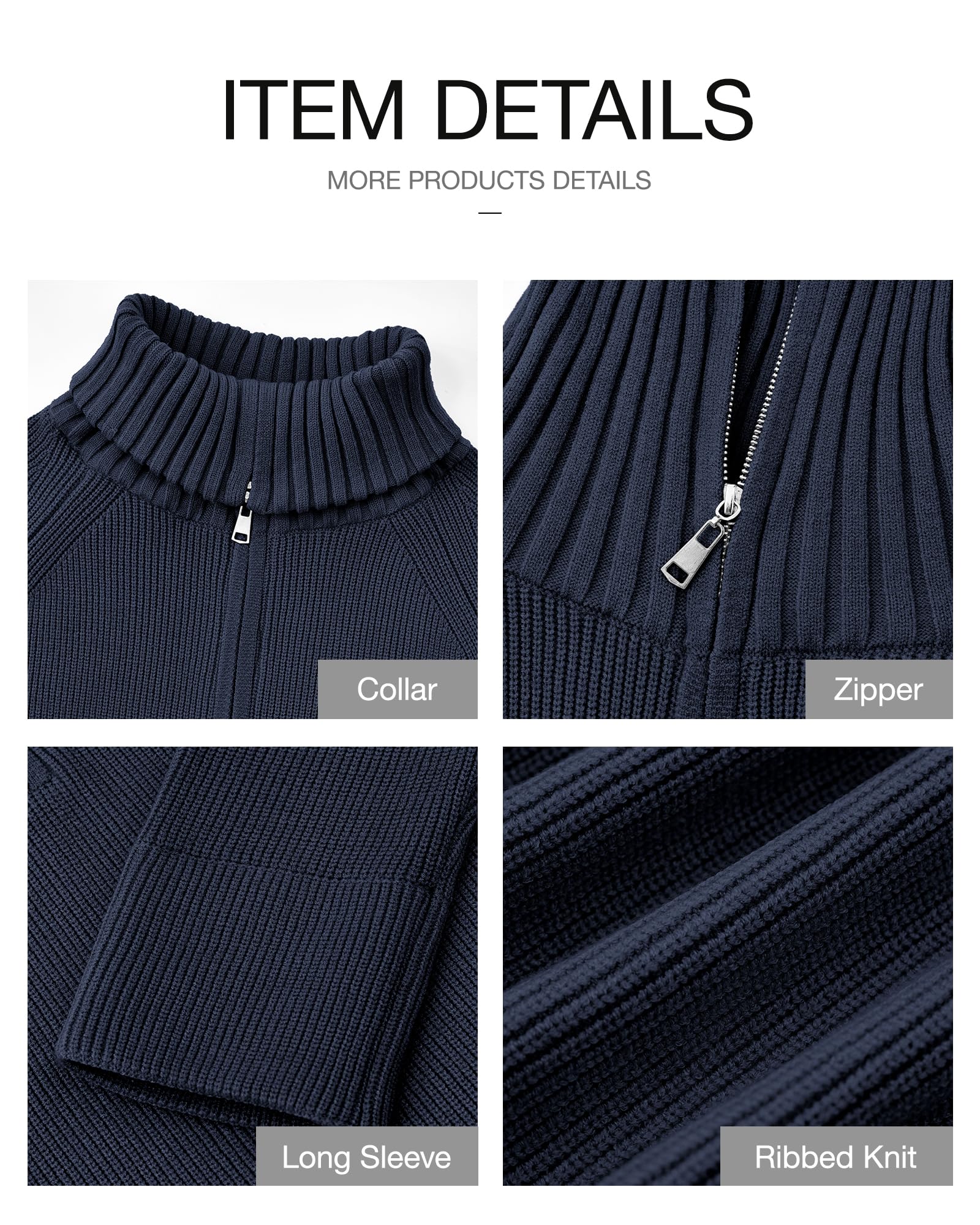 FreshPretty Womens Sweaters Quarter Zip Pullover V Neck Collar Long Sleeve Ribbed Knit Loose Casual Winter Fall Sweater