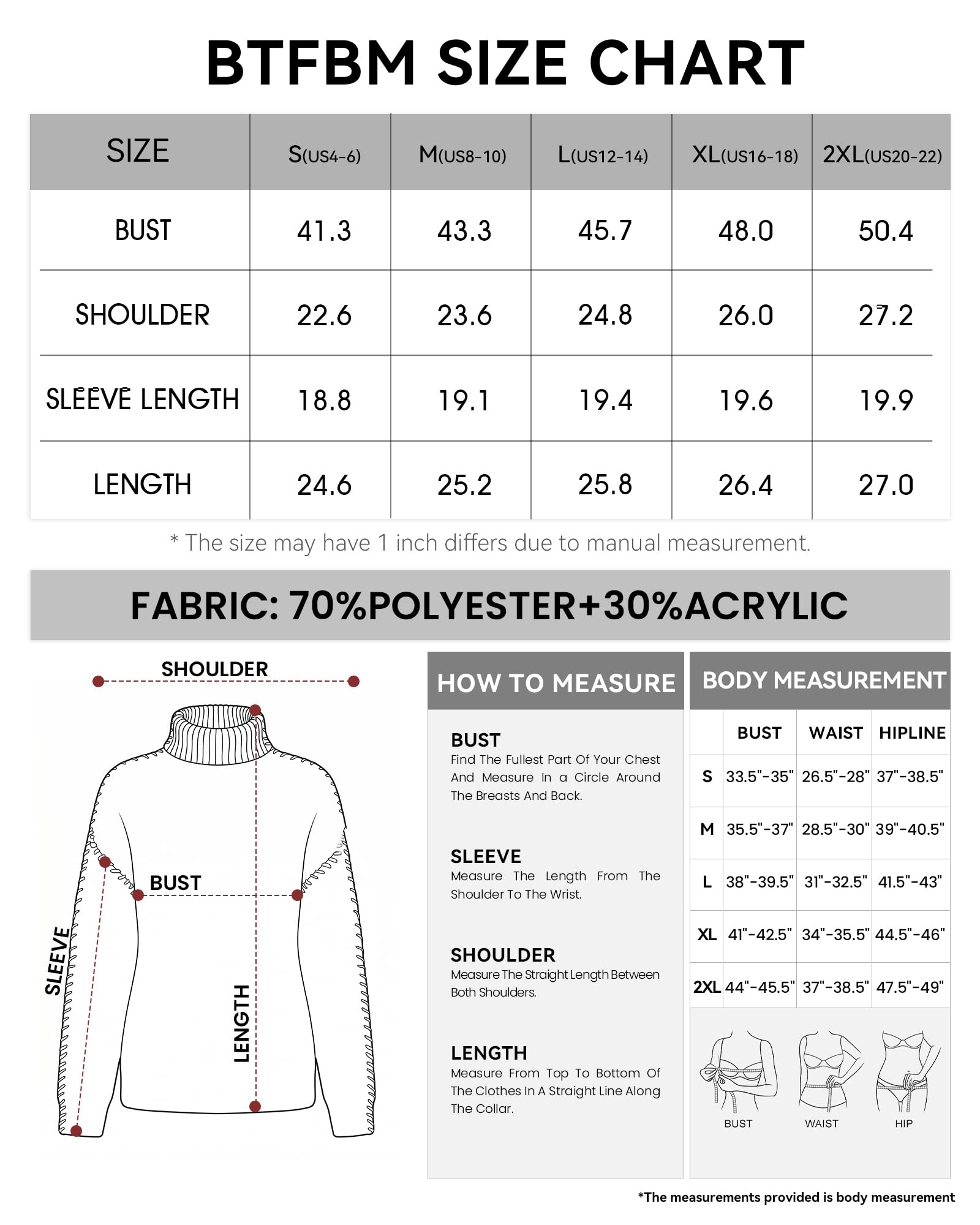 "BTFBM Womens Oversized Sweaters Contrast Chunky Knit Sweater Loose Fit Mock Neck Long Sleeve Tops, Soft Cozy Knitwear, Fall Fashion 2026, Casual Winter Clothing, Daily Going Out Outfits"