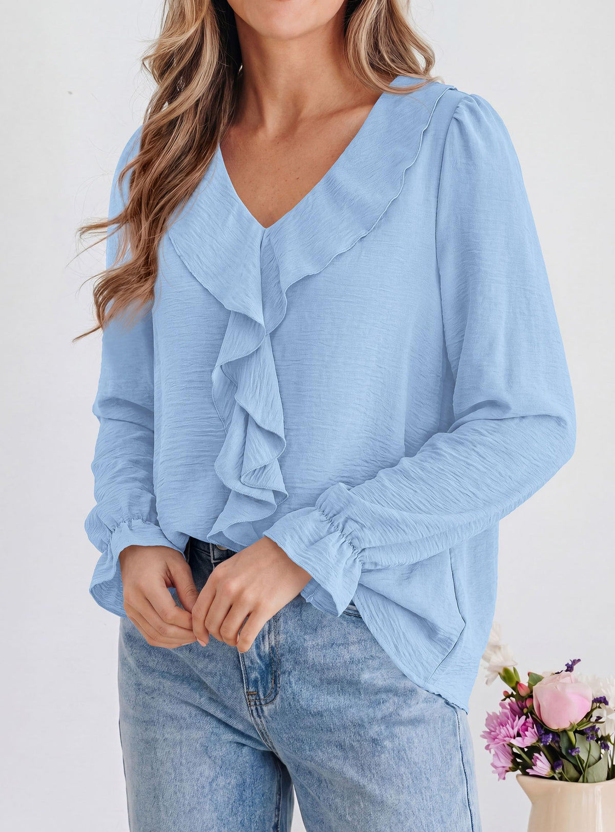 PRETTYGARDEN Women Early Fall Fashion Dressy Casual Blouses