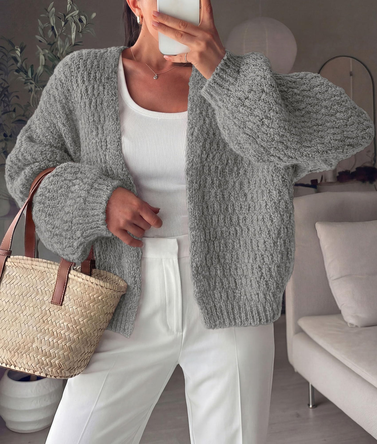 PRETTYGARDEN Women's Fall Cardigan Open Front Chunky Sweaters