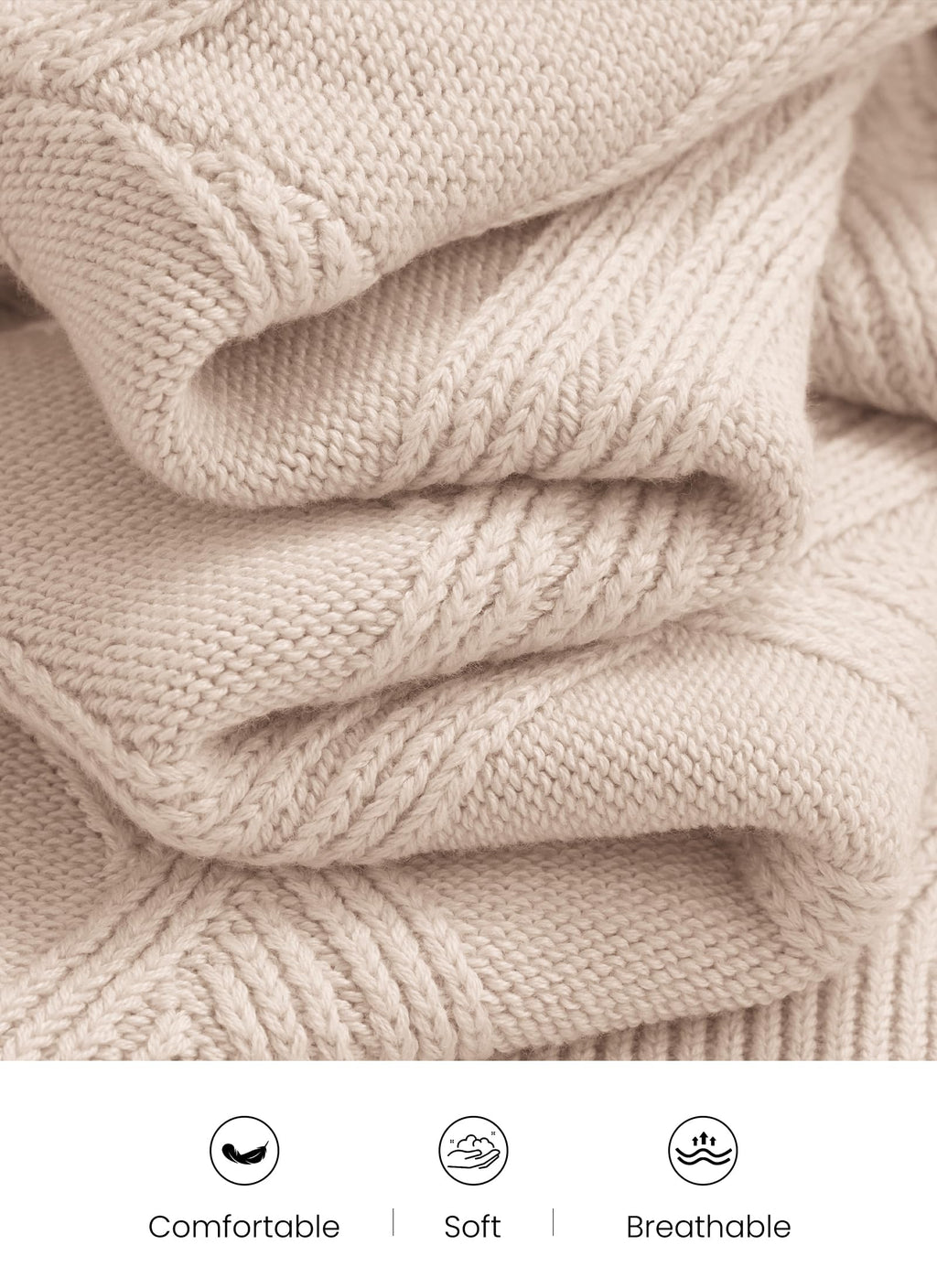 FreshPretty Women's Long Sleeve Sweaters Crewneck Cable Knit Pullover Cute Knitted,Loose Fit Daily Wear,Business Casual Work,Travel Vacation,Fall Fashion Must Have