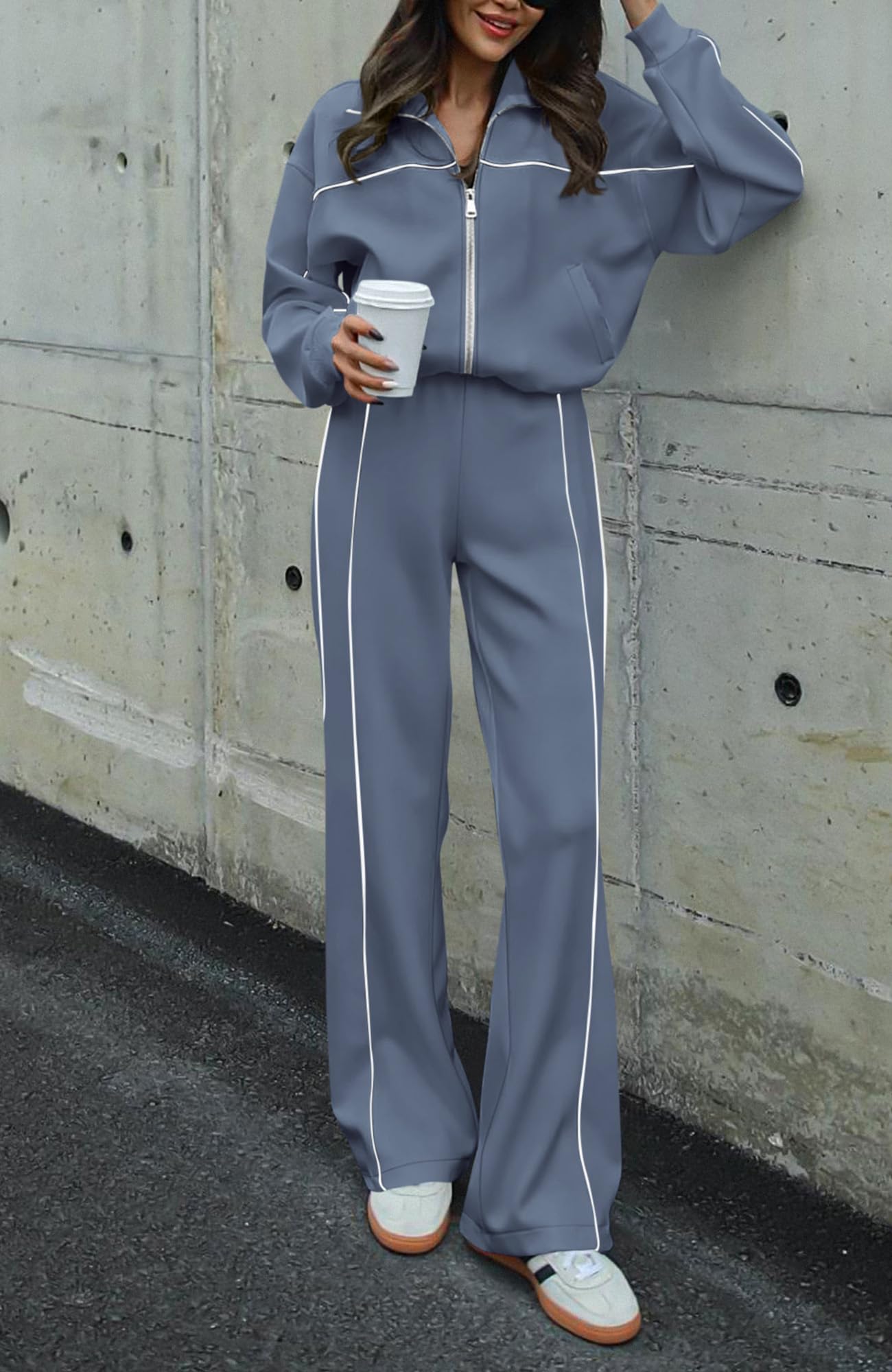 FreshPretty Womens Long Sleeve T Shirts Fall Clothes Ribbed Slim Fit Y2K Boat Neck Casual Going Out Tops Workout Outfits