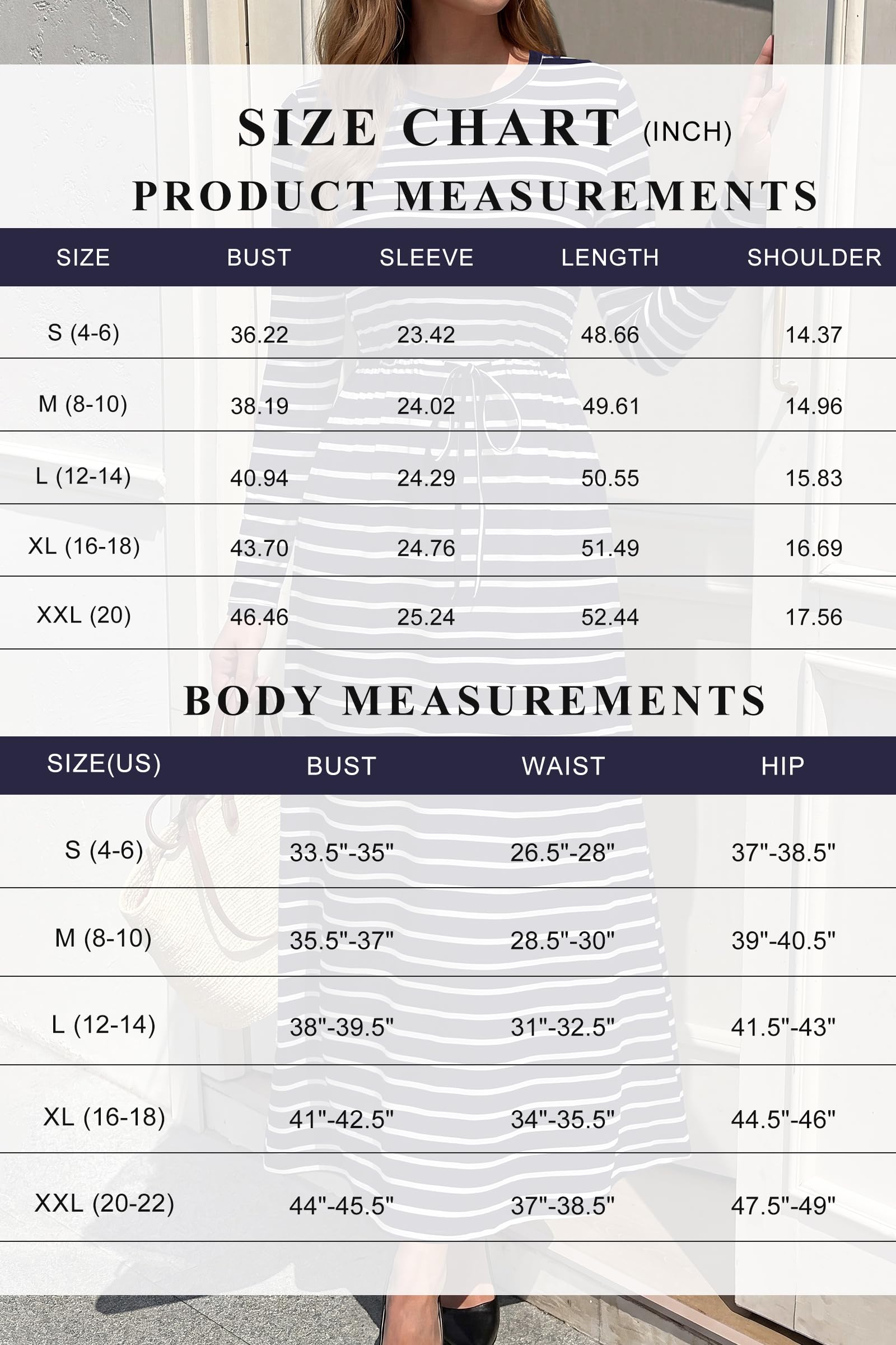 FreshPretty Long Sleeve Maxi Dresses for Women Fall Casual Loose Striped Dress|Cotton T Shirt Dress, Loose Fit Dress with Pocket, Business Casual Work Teacher, Fall Outfits