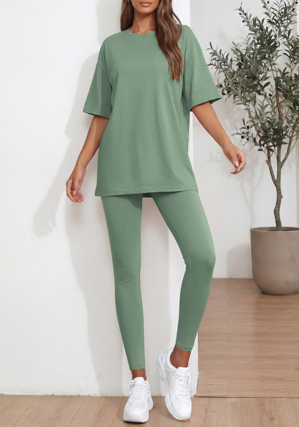 BTFBM Two Piece Lounge Set Women Spring Casual Oversized Shirts Leggings Matching Workout Airport Travel Outfits